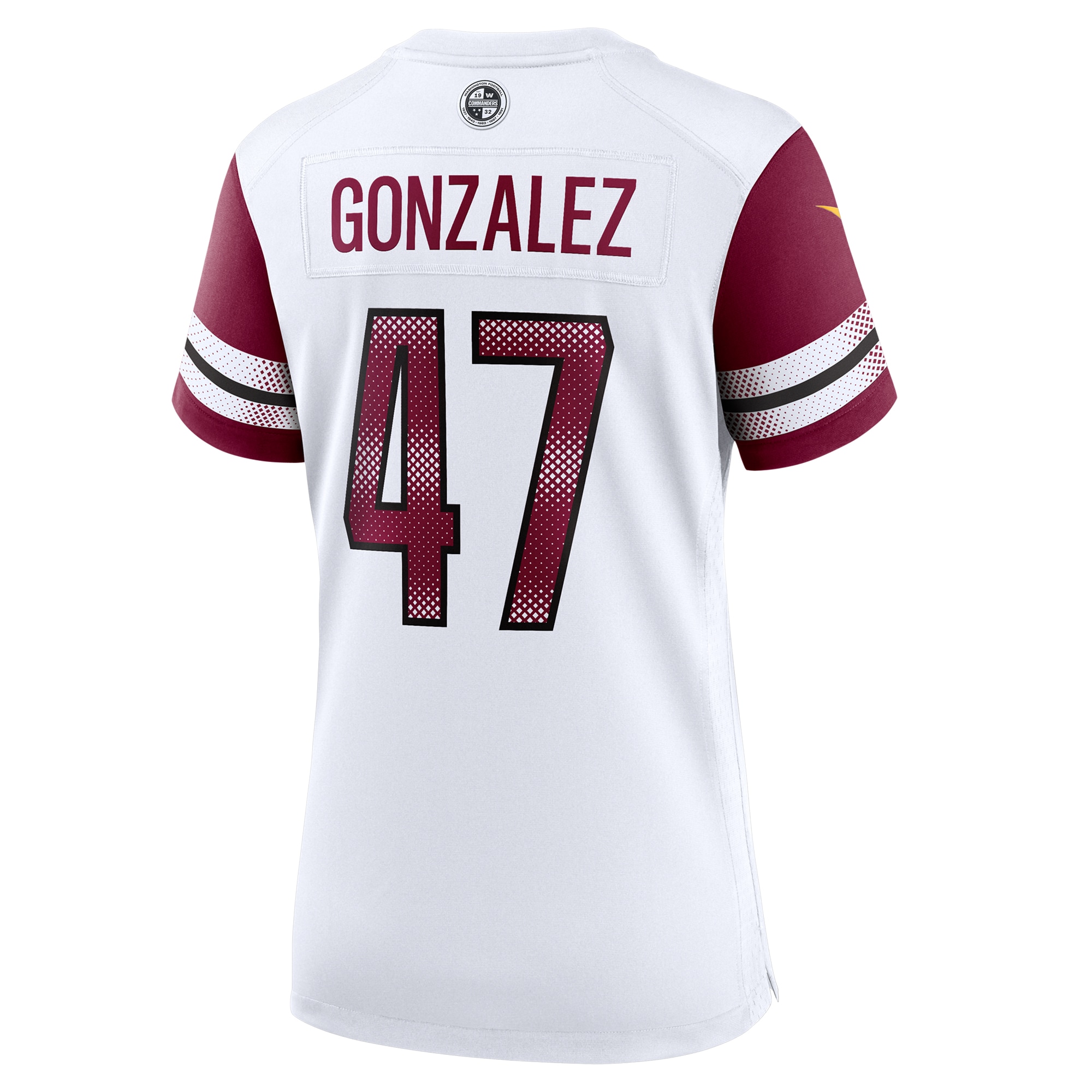 Washington Commanders Zane Gonzalez White Game NFL Jersey Women's