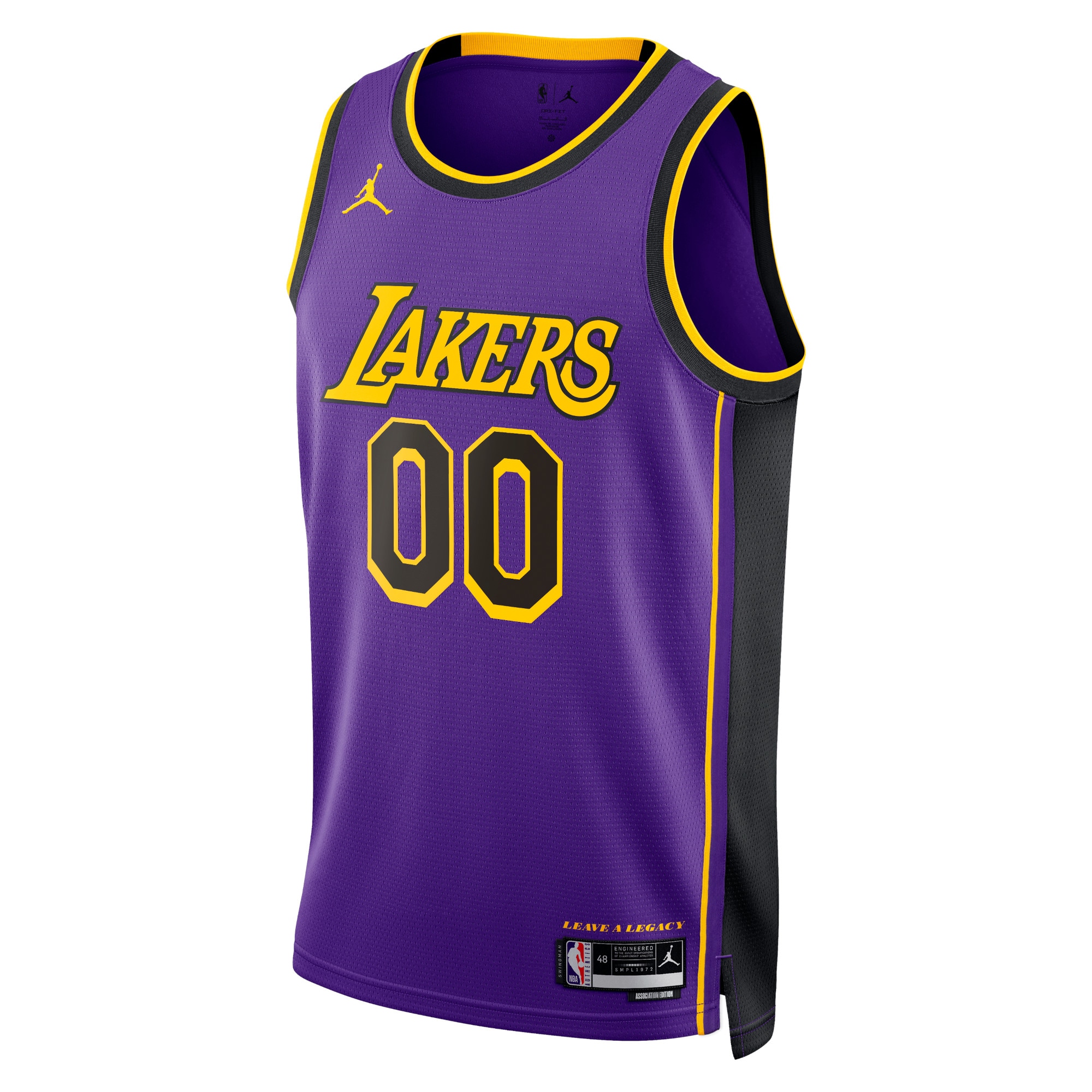Los Angeles Lakers Jordan Statement Swingman Custom Unisex NBA Jersey Unisex