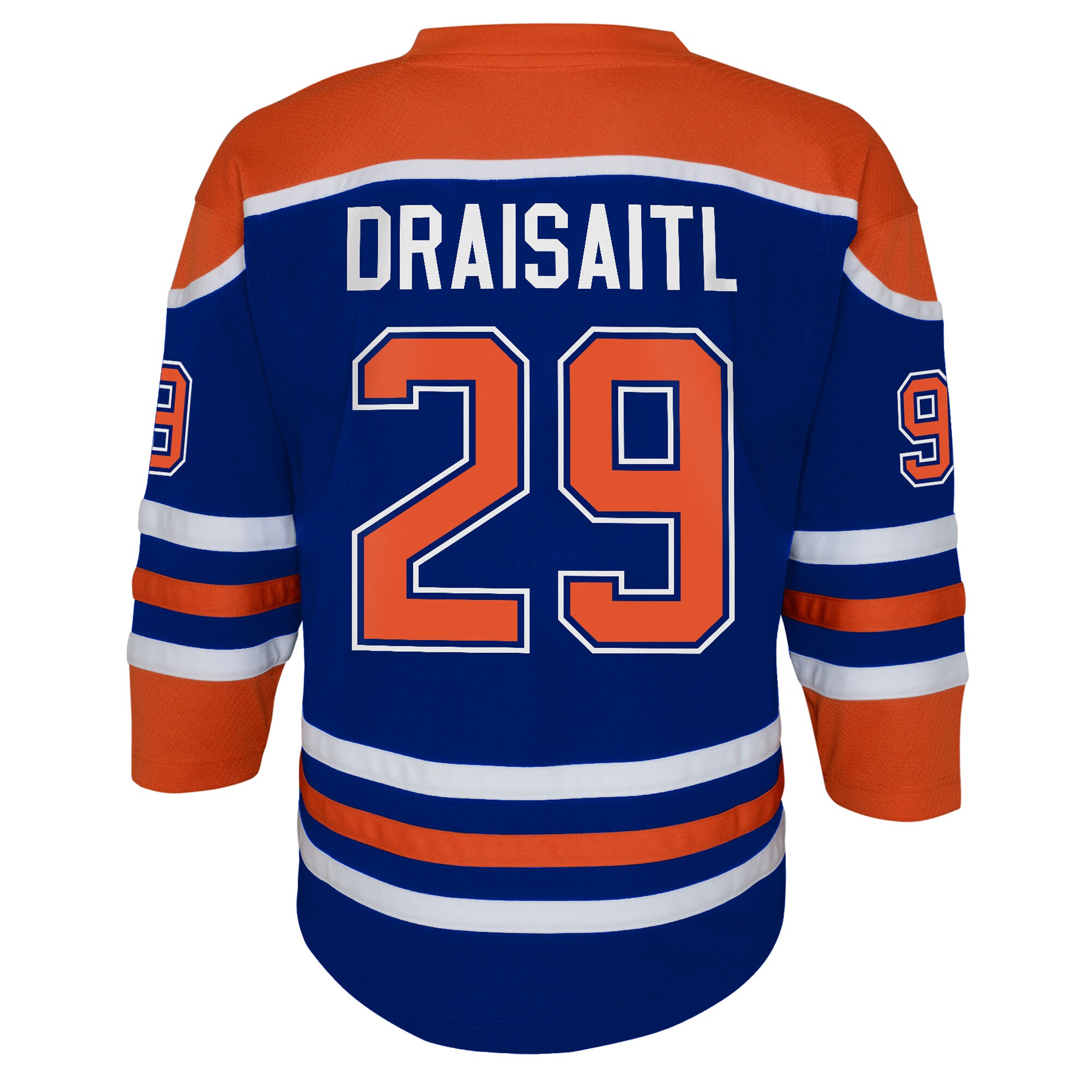 Edmonton Oilers Leon Draisaitl Royal Home Player NHL Jersey Youth