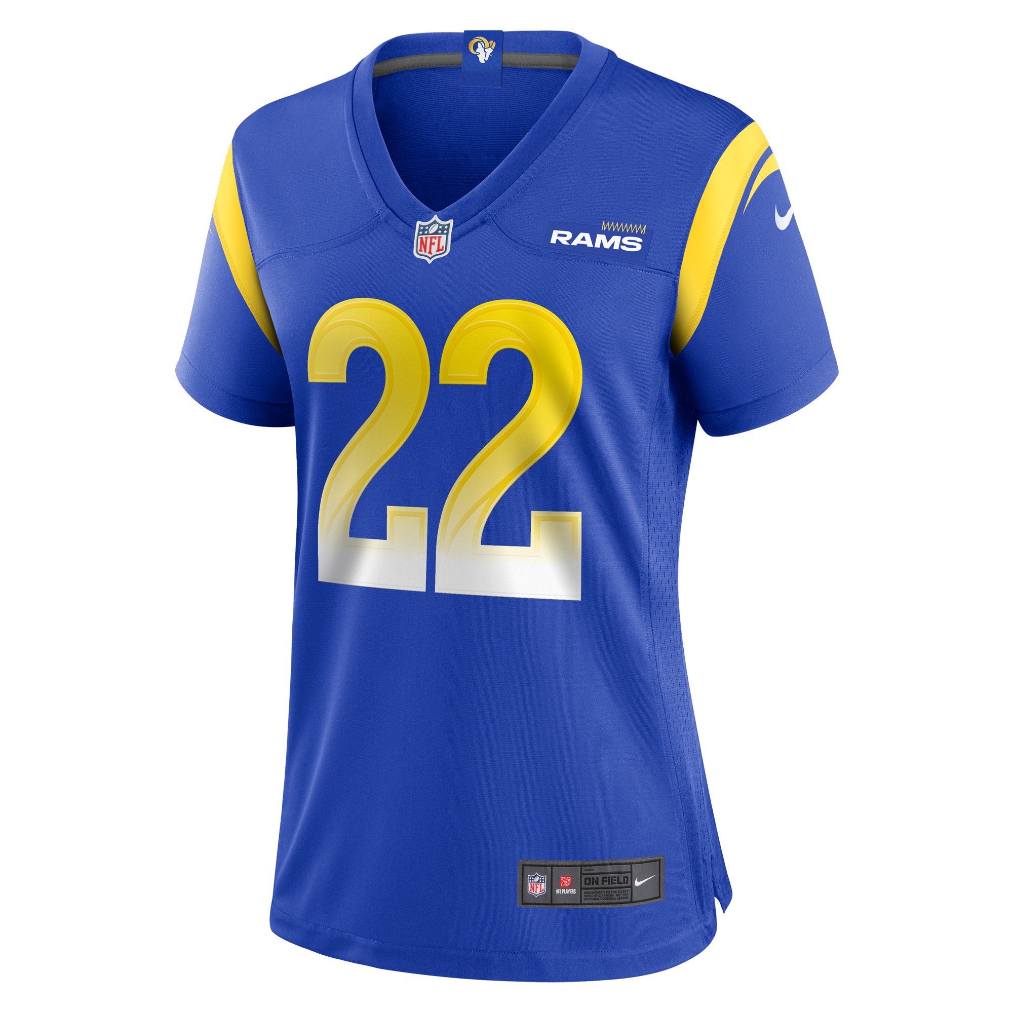 Los Angeles Rams Michael Ojemudia Royal Game NFL Jersey Women's