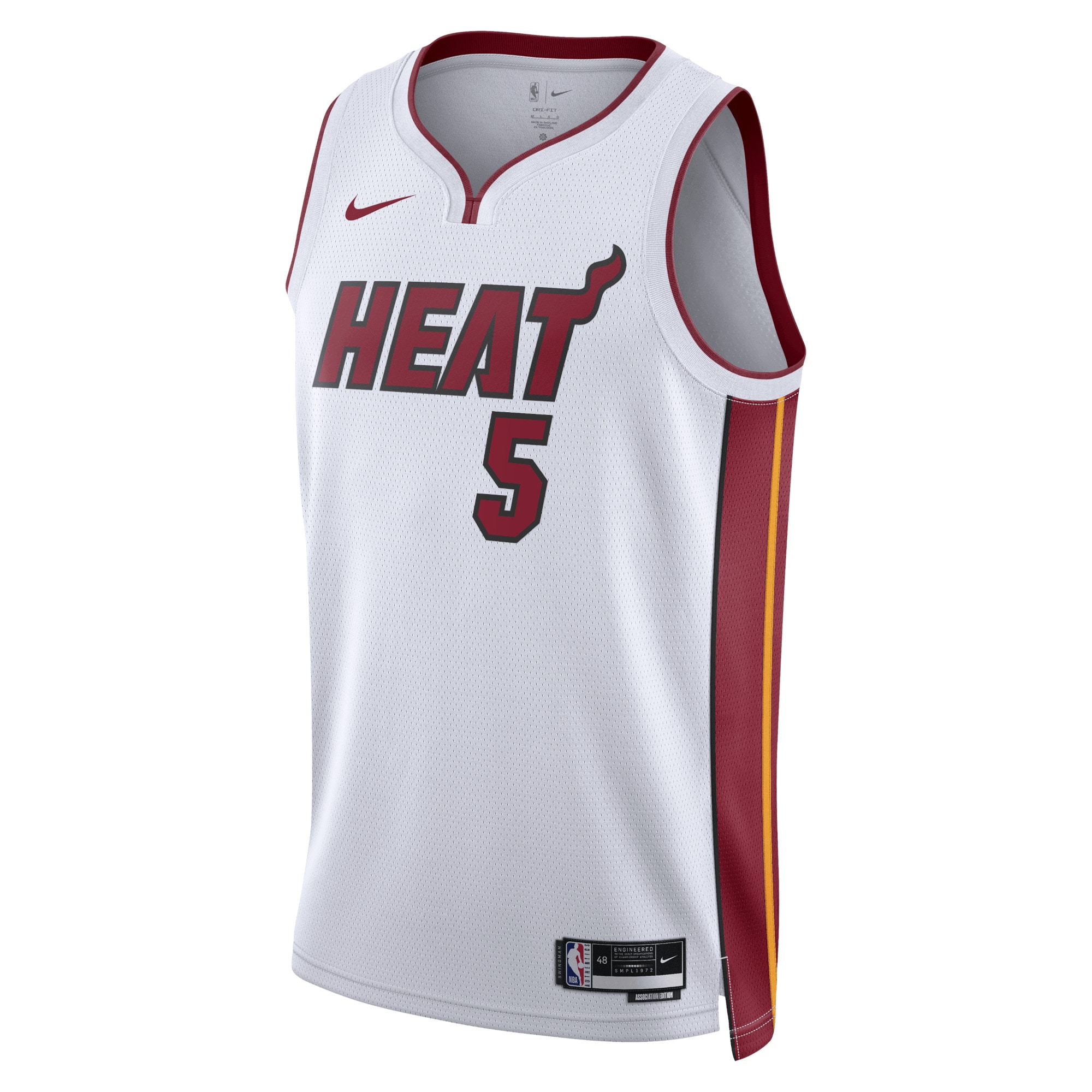 Miami Heat Association Edition Swingman White Nikola Jovi Unisex NBA Jersey Unisex