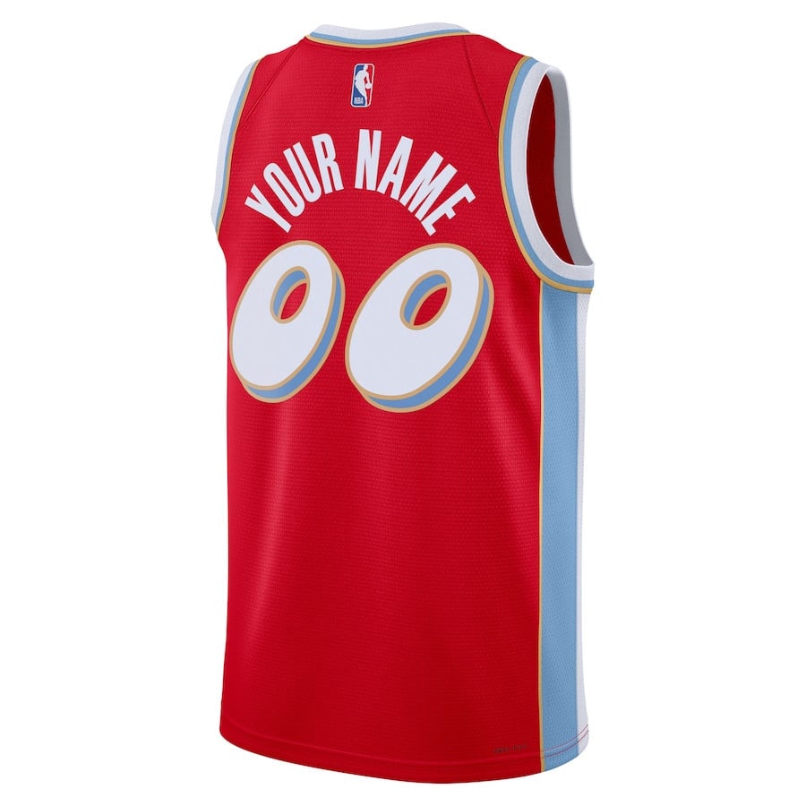 Memphis Grizzlies Unisex 2024/25 Custom Swingman City Edition Red NBA Jersey Unisex