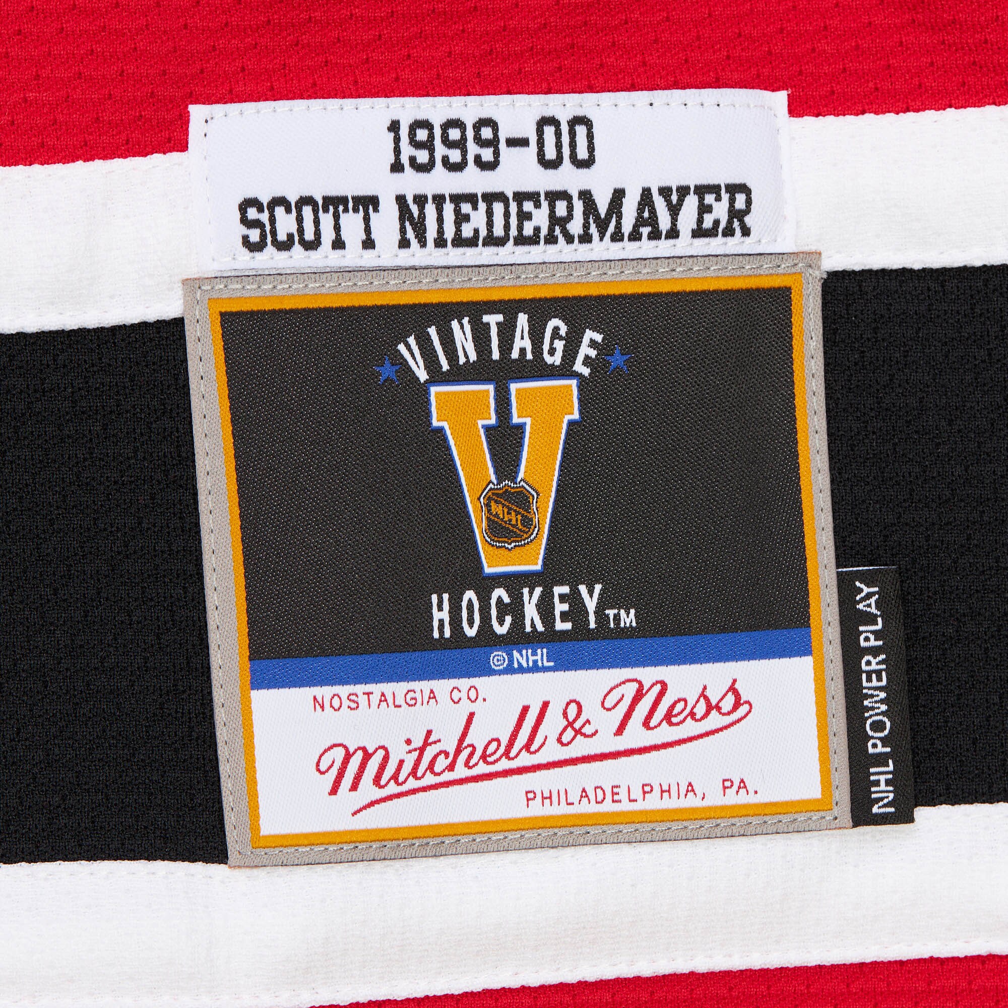 New Jersey Devils Scott Niedermayer Red 2000/01 Power Play NHL Jersey Men's