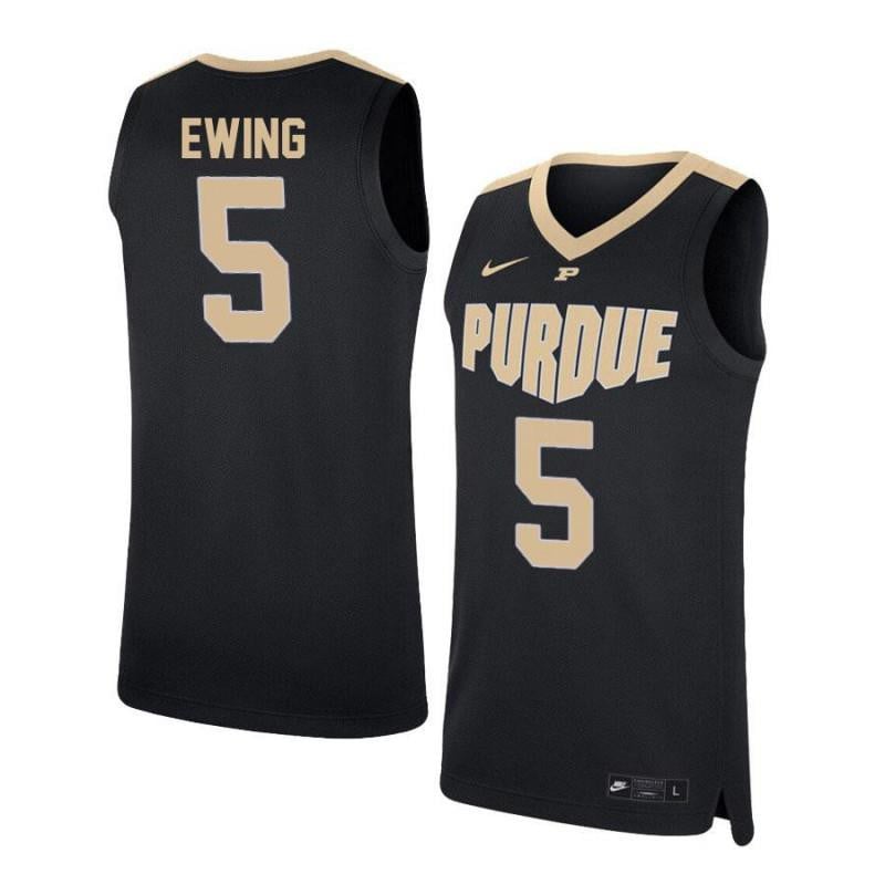 5 Eden Ewing Black Elite Purdue Boilermakers NCAA Jersey Men's