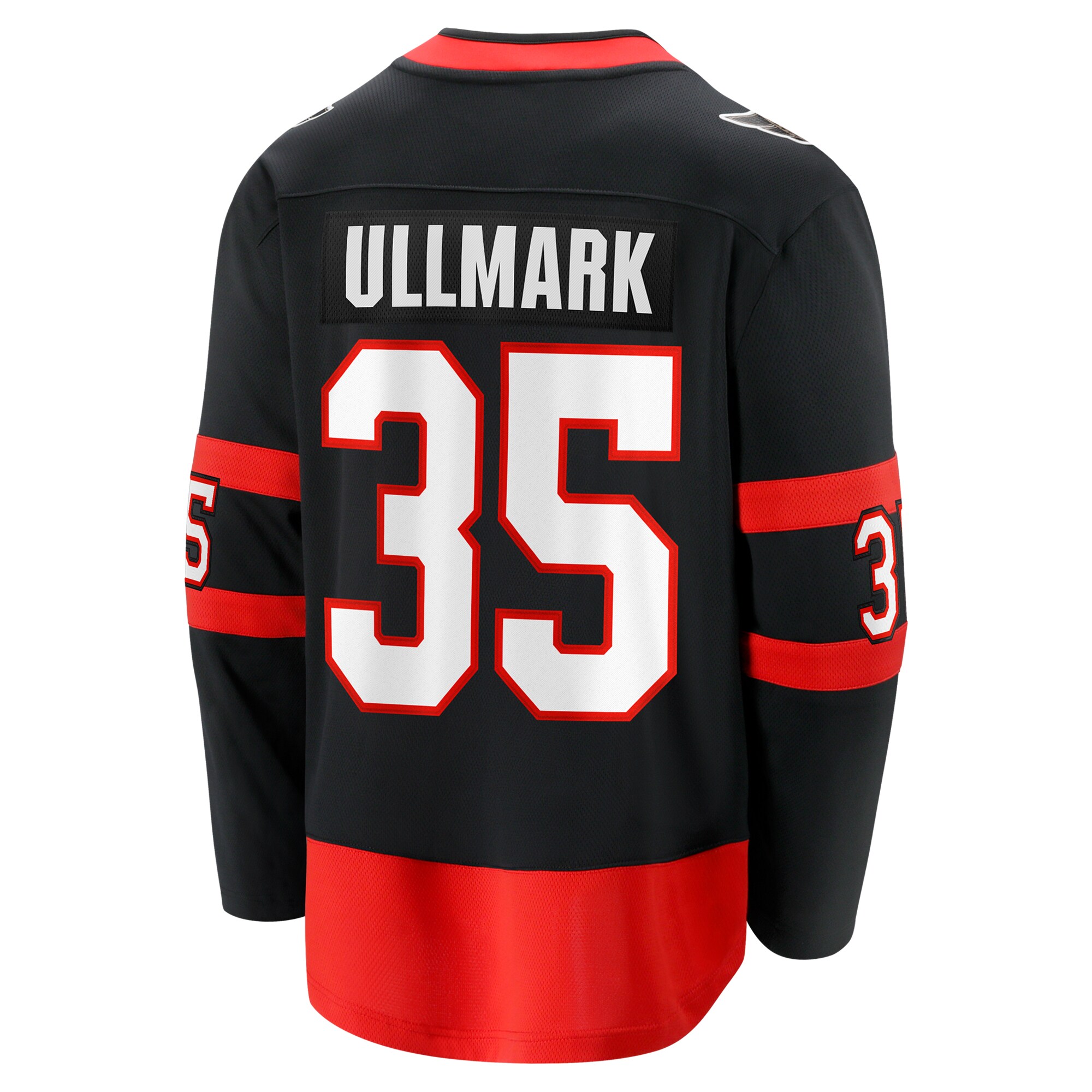 Ottawa Senators Linus Ullmark Black Home Premier Breakaway Player NHL Jersey Men's