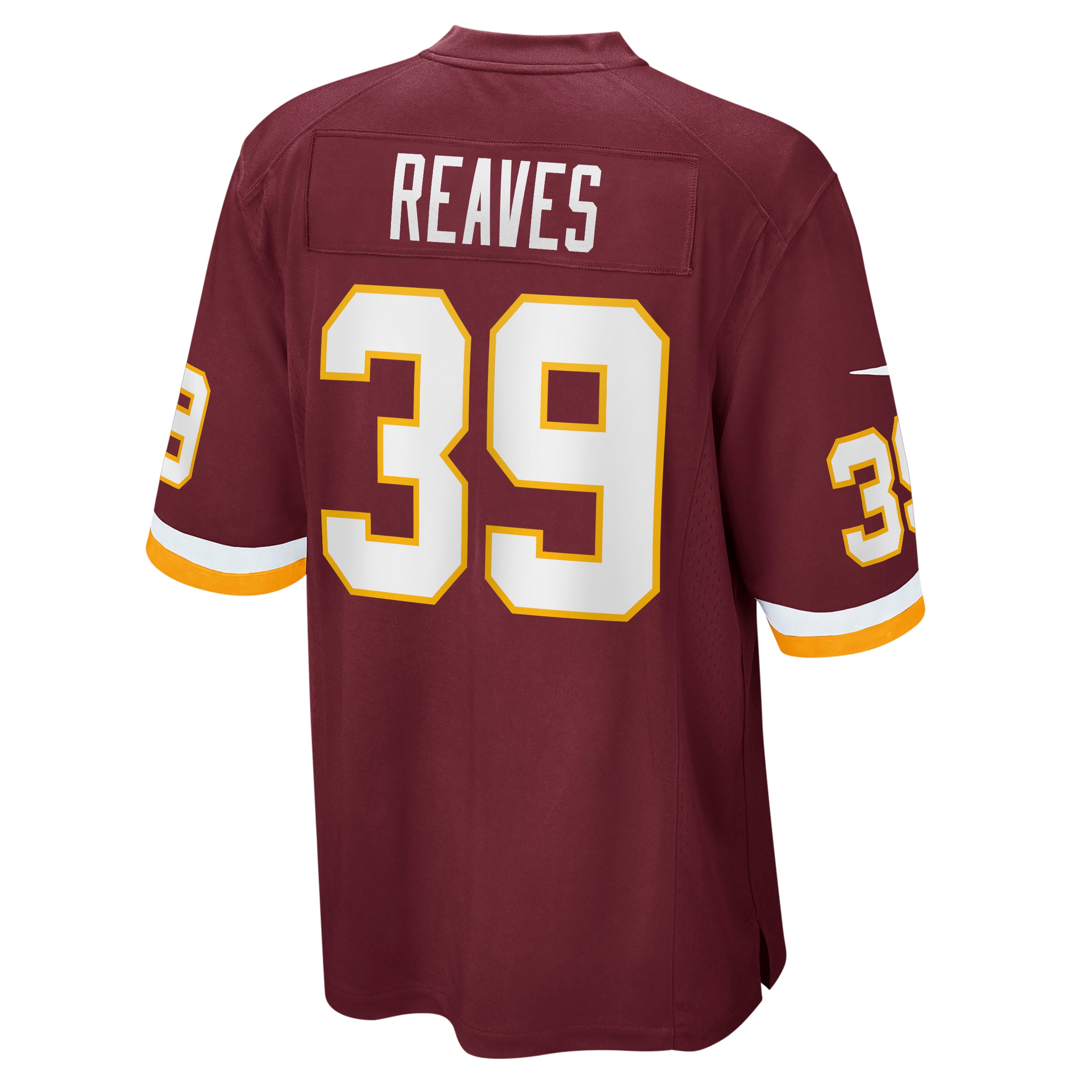 Jeremy Reaves Washington Commanders Team Burgundy Game Player NFL Jersey Men's