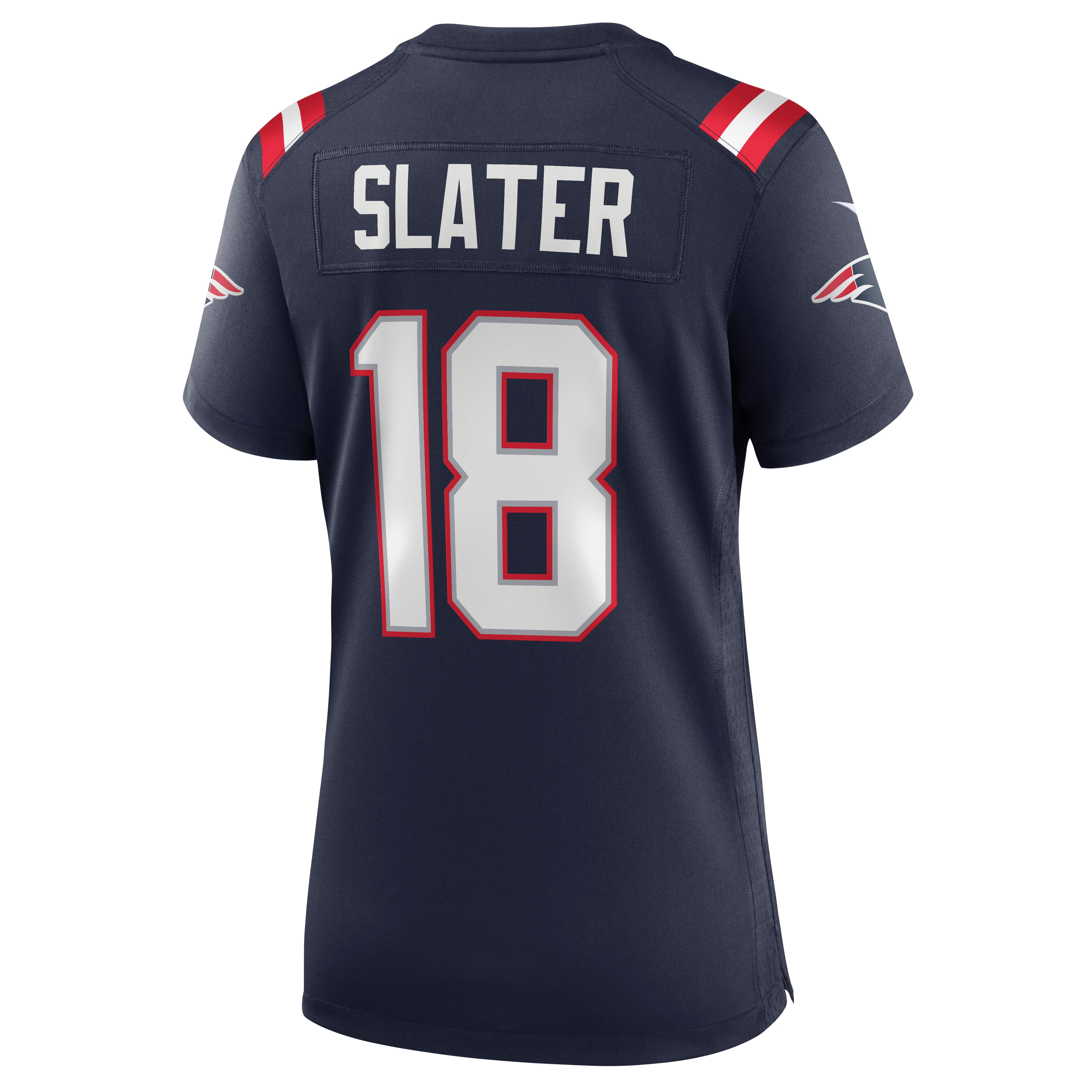 New England Patriots Matthew Slater Navy Game NFL Jersey Women's
