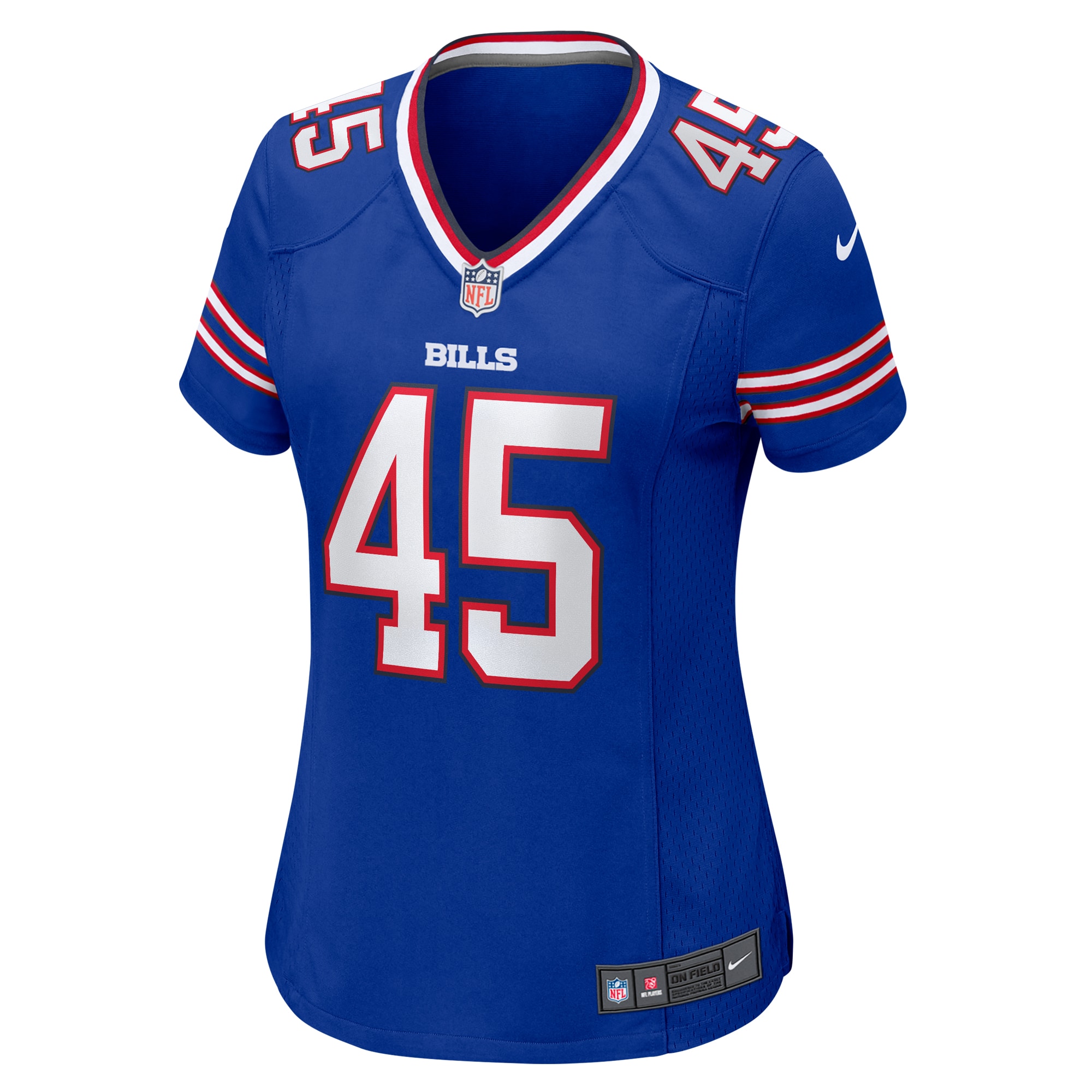 Buffalo Bills Deion Jones Royal Game NFL Jersey Women's