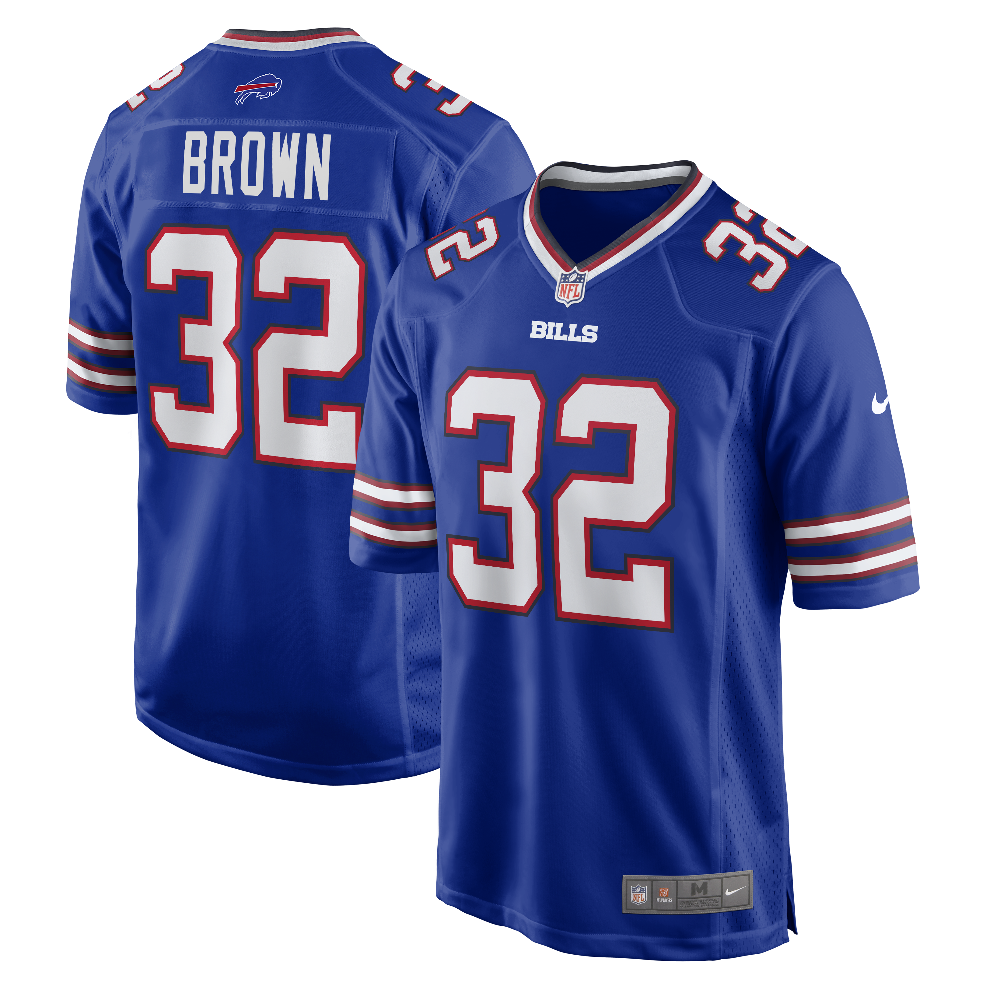 Buffalo Bills Kyron Brown Royal Game NFL Jersey Men's