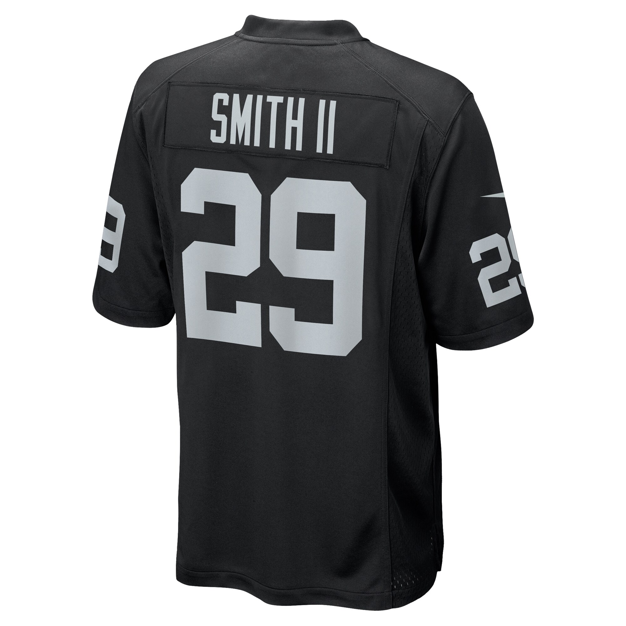 Las Vegas Raiders Christopher Smith II Black Team Game NFL Jersey Men's