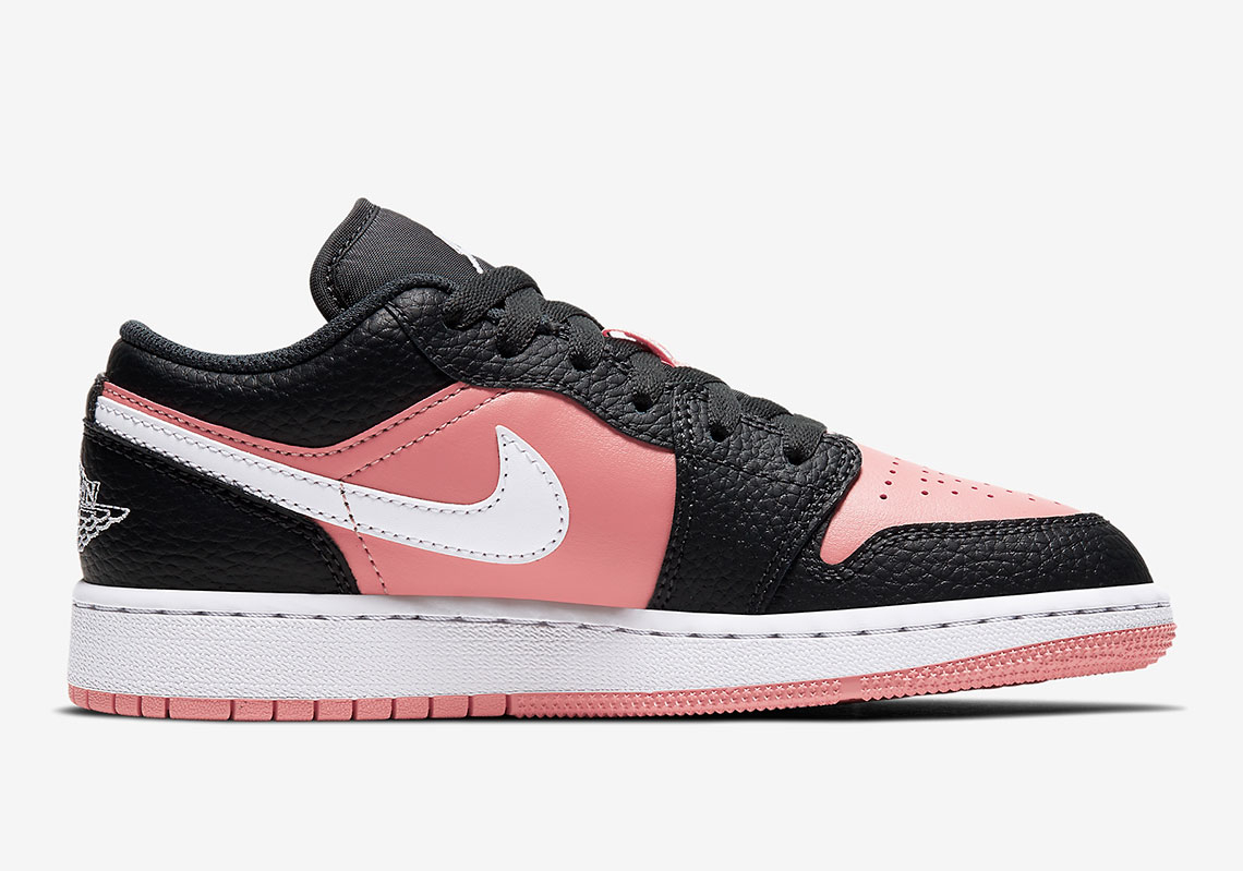 Air Jordan 1 Low GS Pink Quartz 554723-016