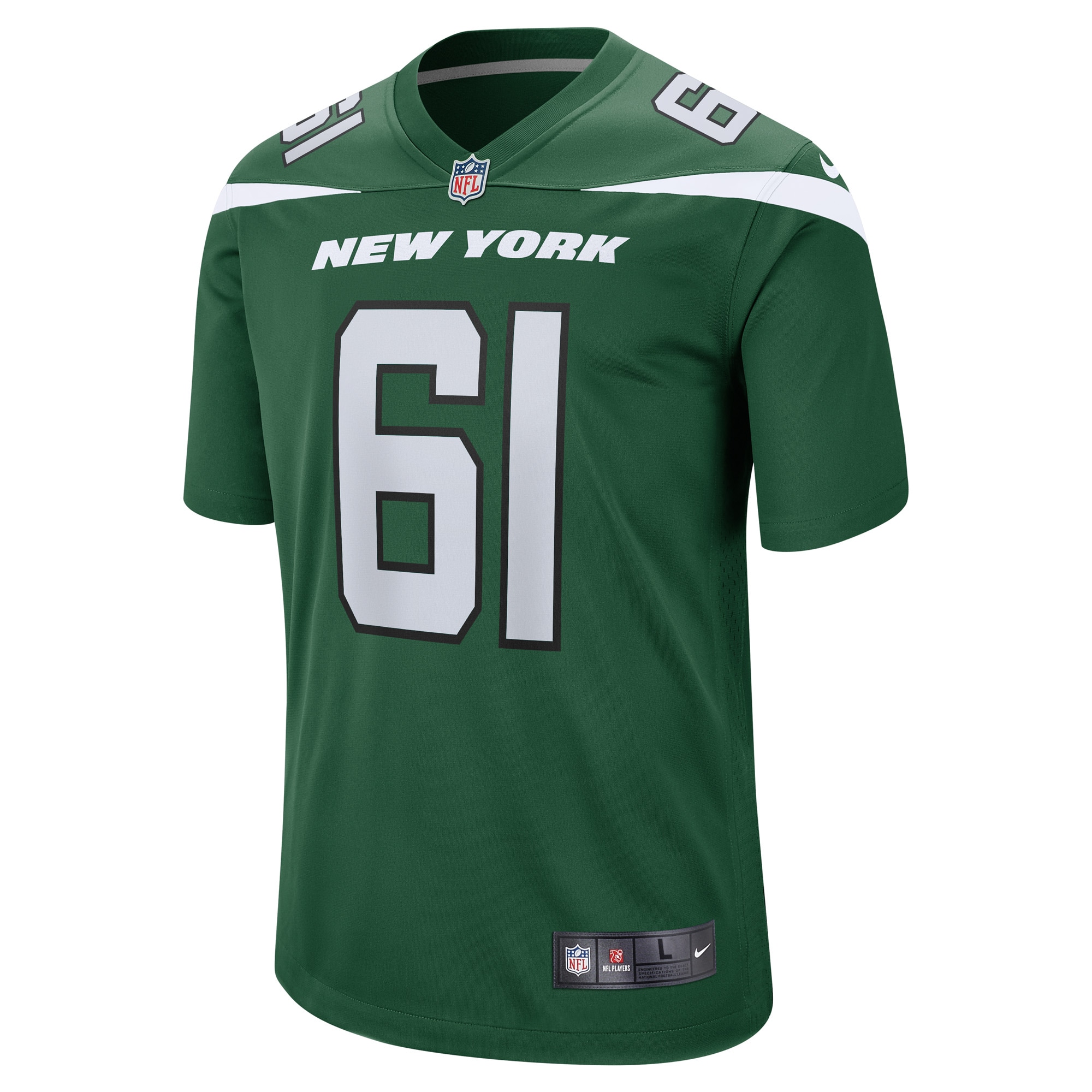New York Jets Max Mitchell Gotham Green Game Player NFL Jersey Men's