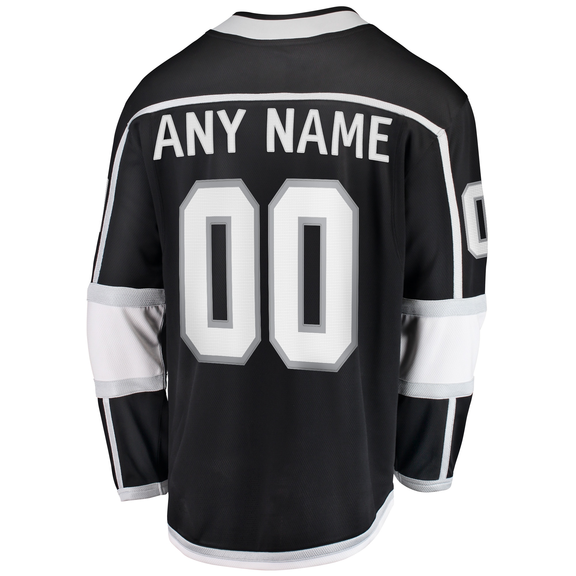 Los Angeles Kings Black Home Breakaway Custom NHL Jersey Men's
