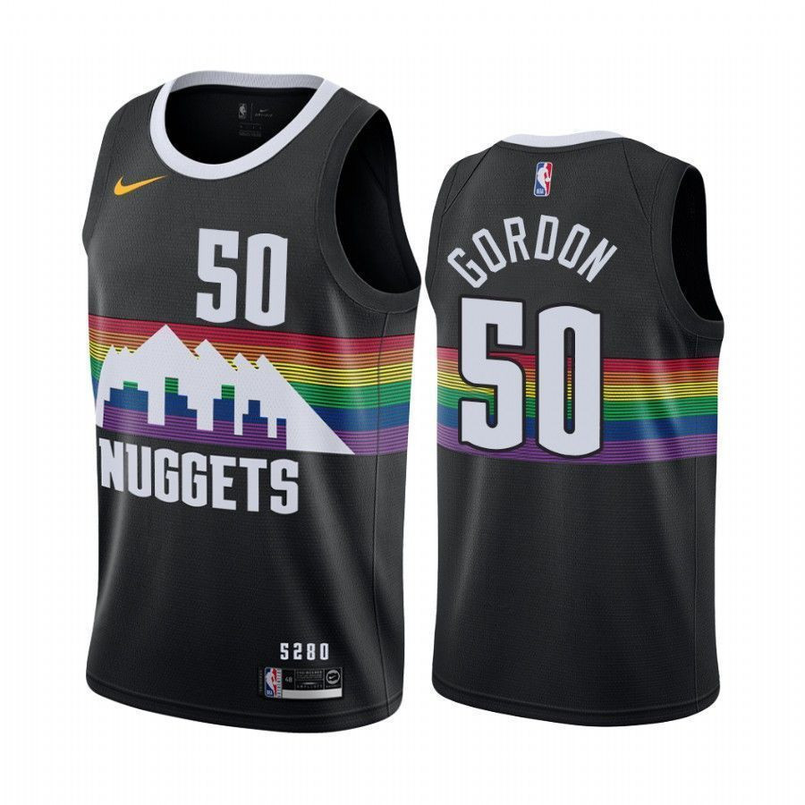 Aaron Gordon Denver Nuggets Black City Edition Swingman NBA Jersey Men's