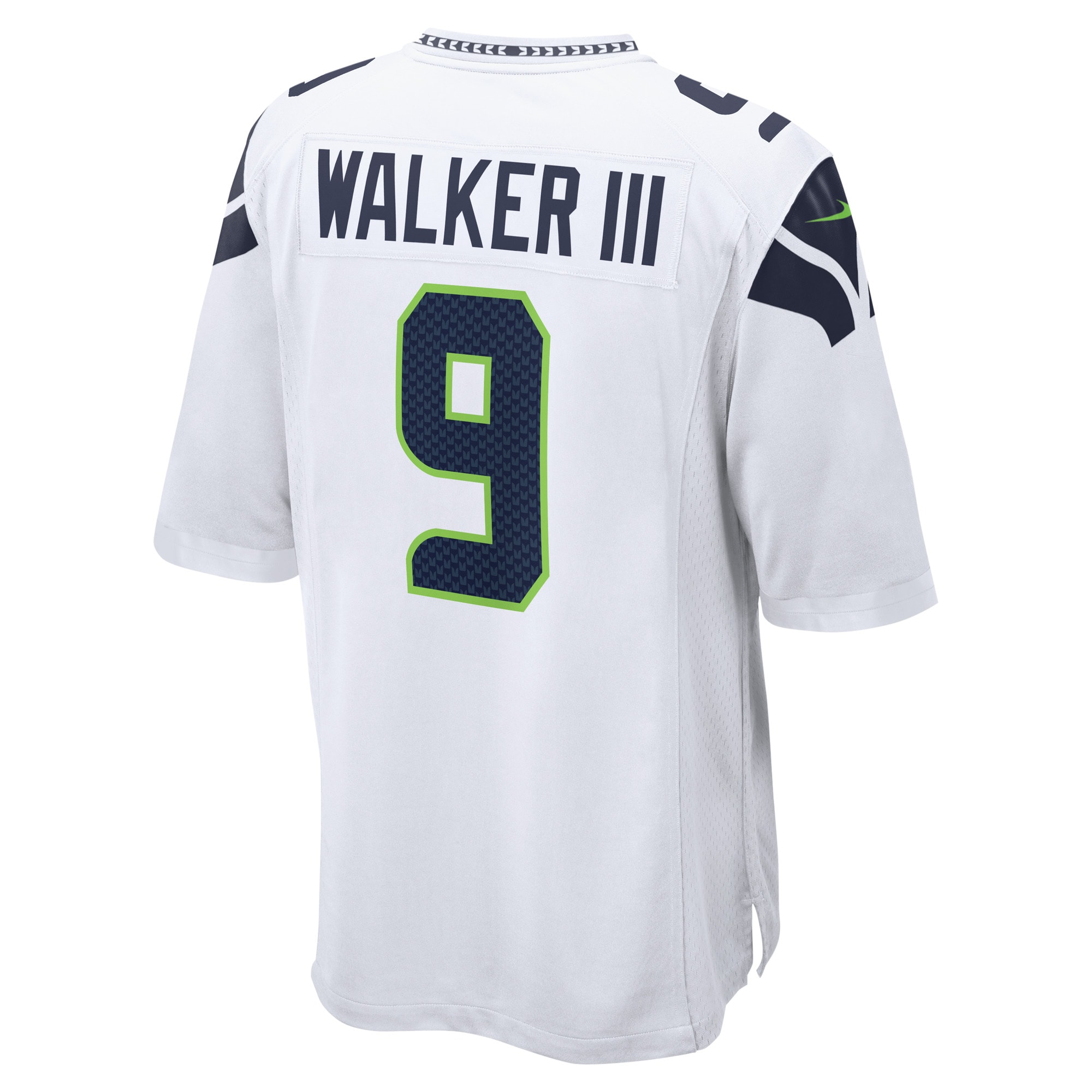 Seattle Seahawks Kenneth Walker III White Away Game Player NFL Jersey Men's
