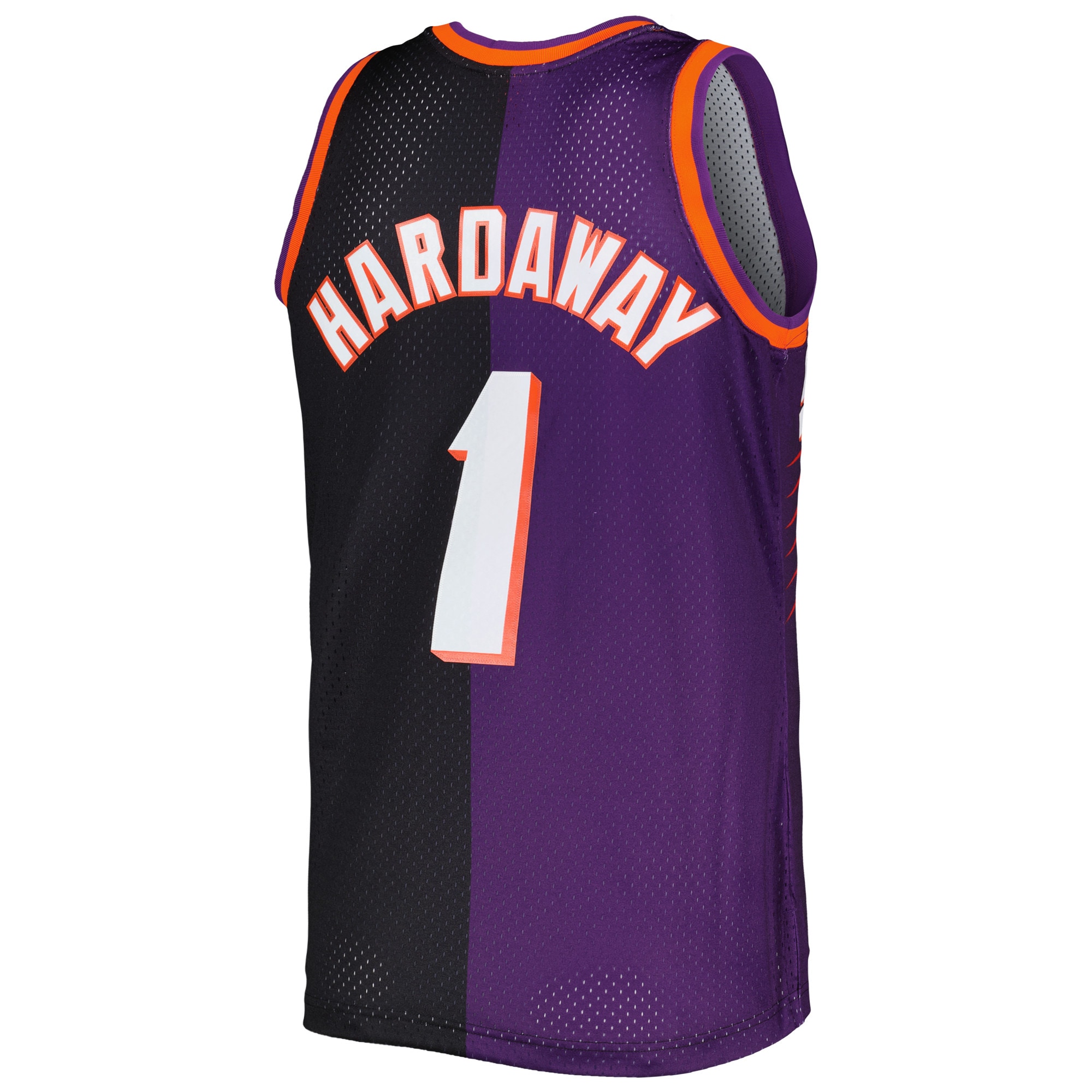 Mitchell Ness Penny Hardaway Purple/Black Phoenix Suns Hardwood Classics 1999/00 Split Swingman NBA Jersey Men's