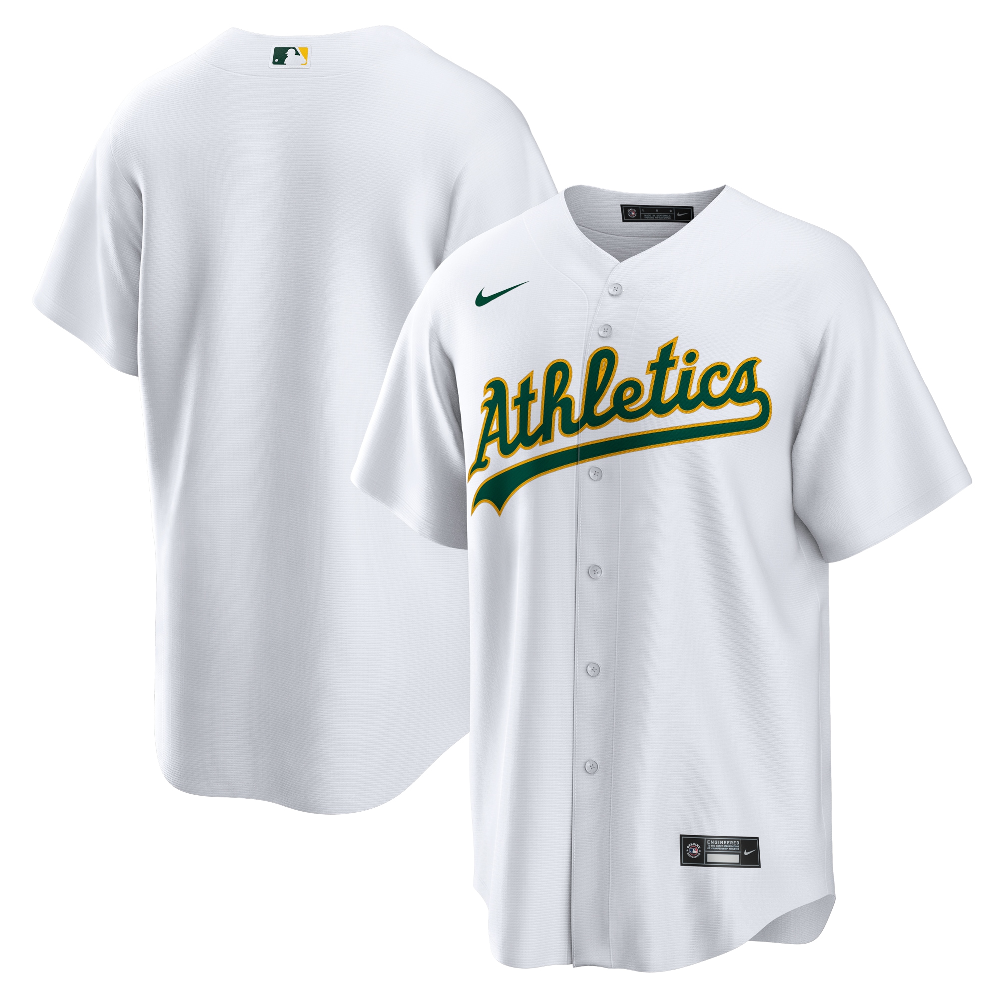 Oakland Athletics White Home Team MLB Jersey Men's