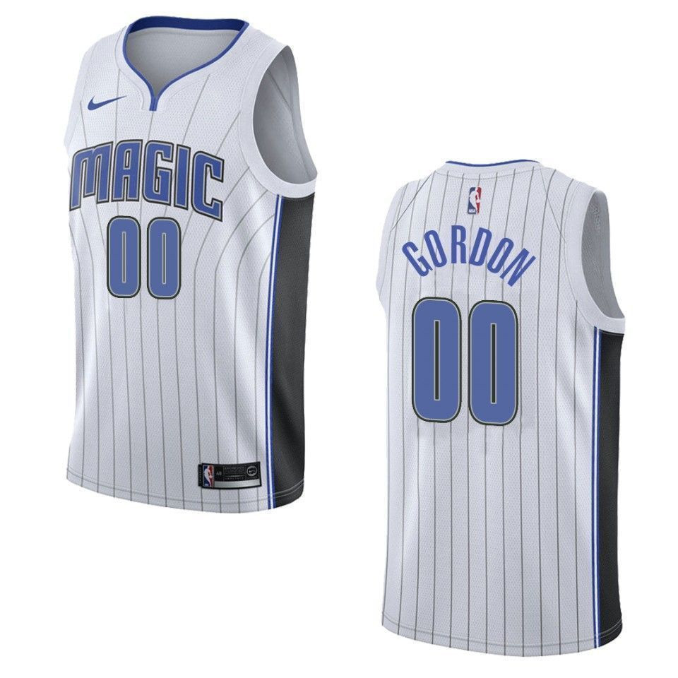 Orlando Magicc 00 Aaron Gordon Association Swingman White NBA Jersey Men's
