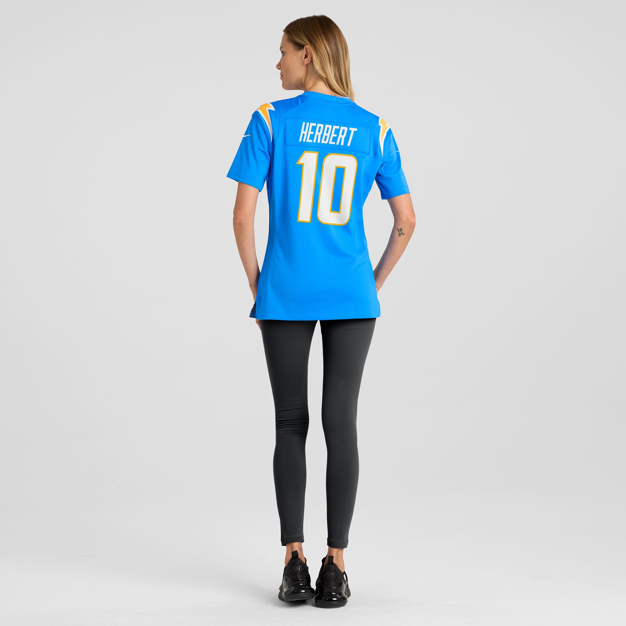 Los Angeles Chargers Justin Herbert Powder Blue Game NFL Jersey Women's