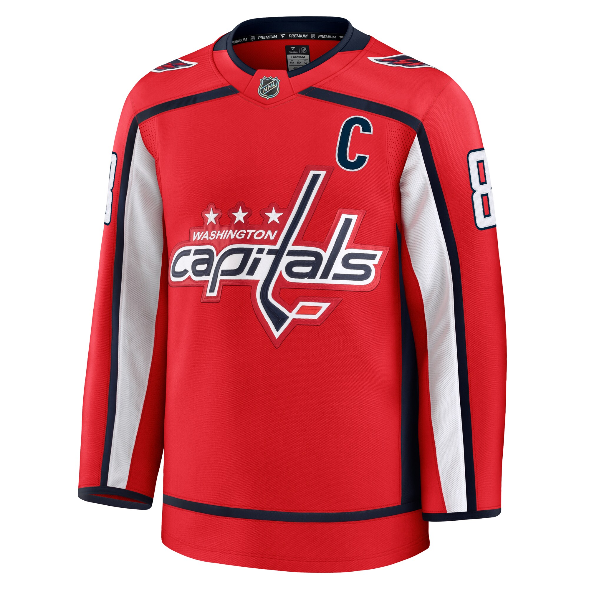 Washington Capitals Alexander Ovechkin Red Home Premium NHL Jersey Men's
