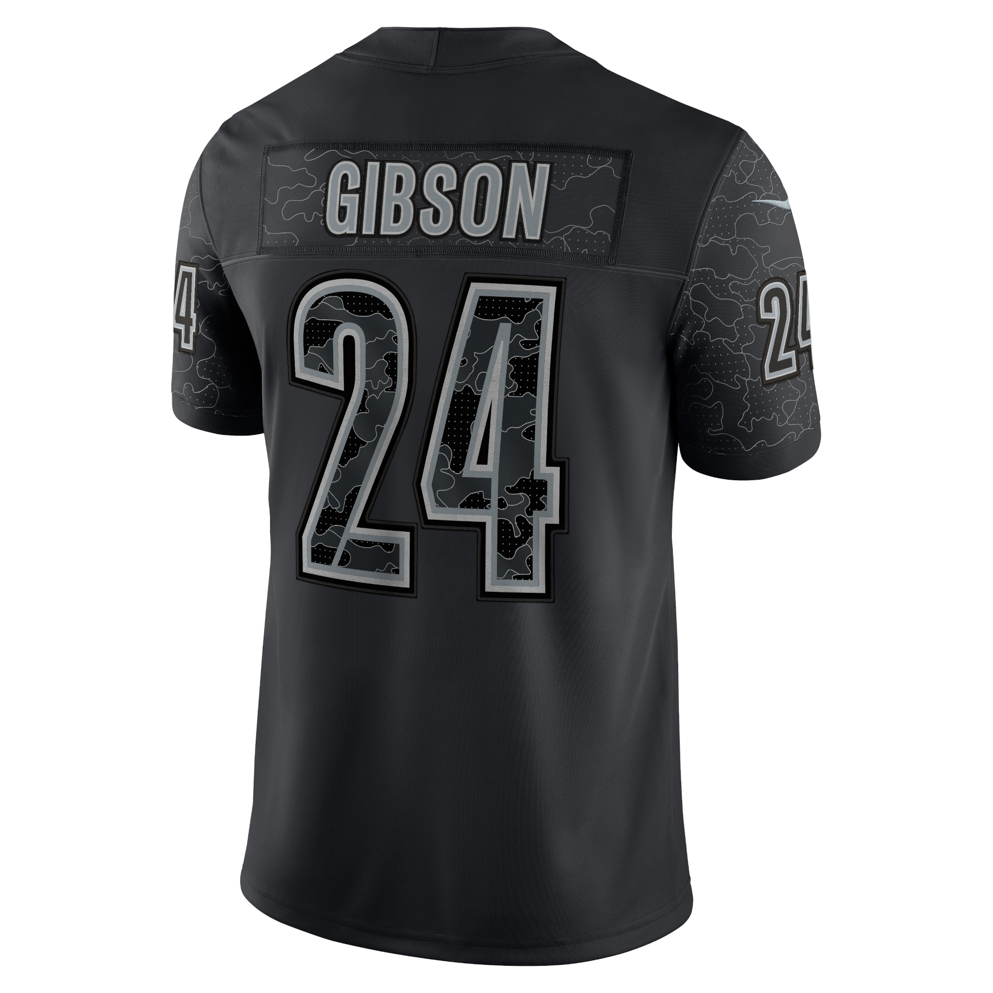 Washington Commanders Antonio Gibson Black RFLCTV Limited NFL Jersey Men's