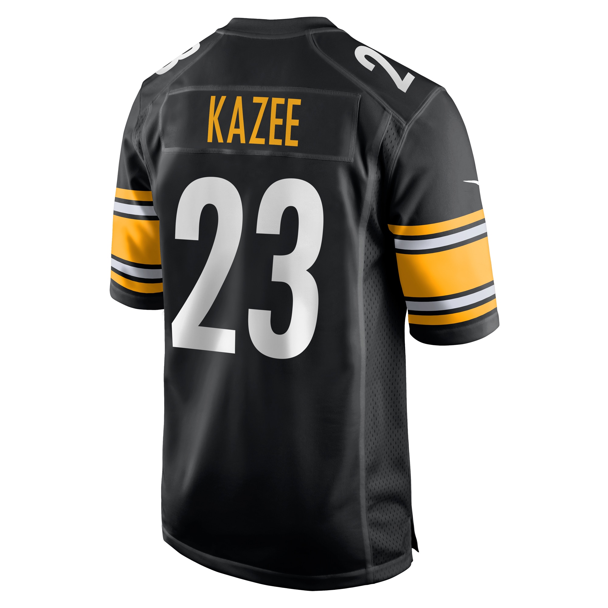 Pittsburgh Steelers Damontae Kazee Black Game NFL Jersey Men's