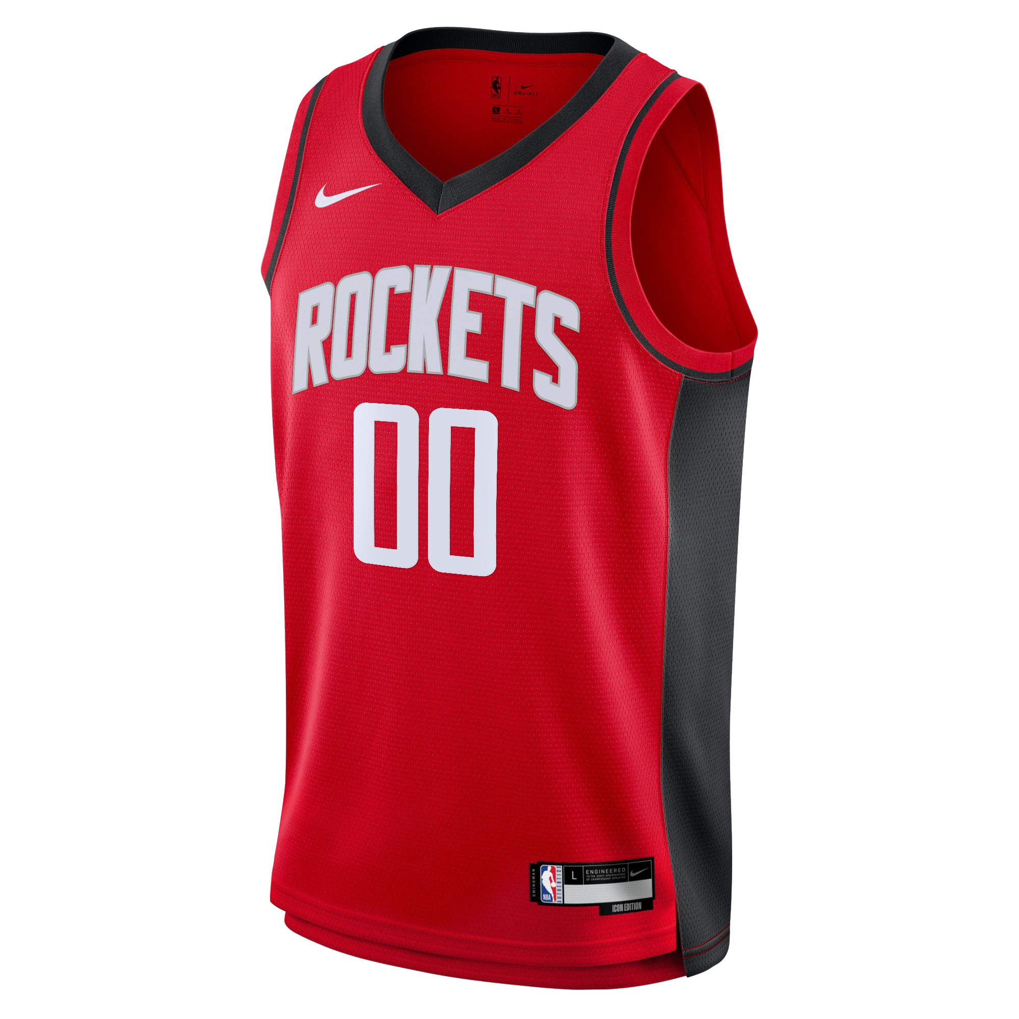 Houston Rockets Icon Swingman Custom NBA Jersey Youth