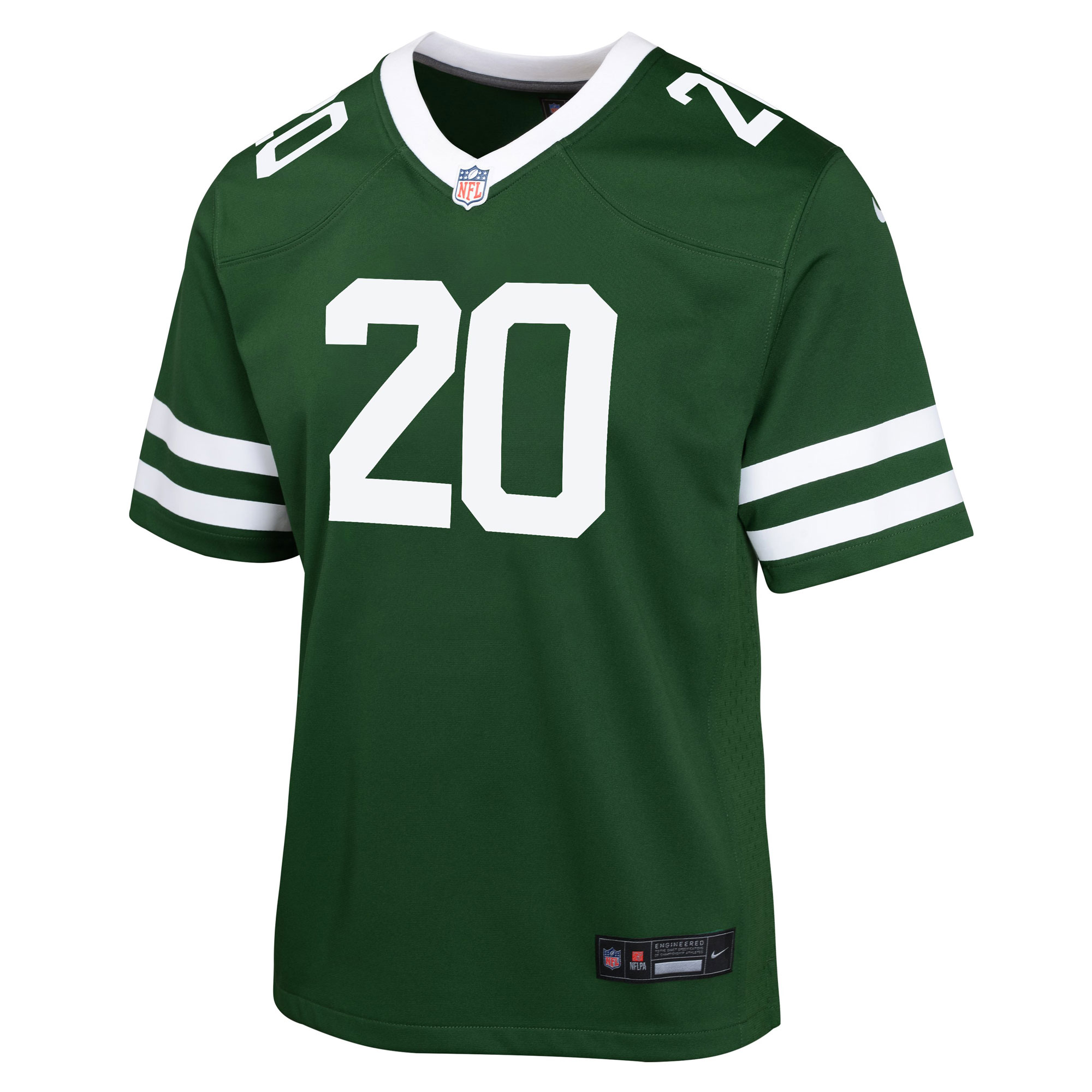 New York Jets Breece Hall Legacy Green Game NFL Jersey Youth