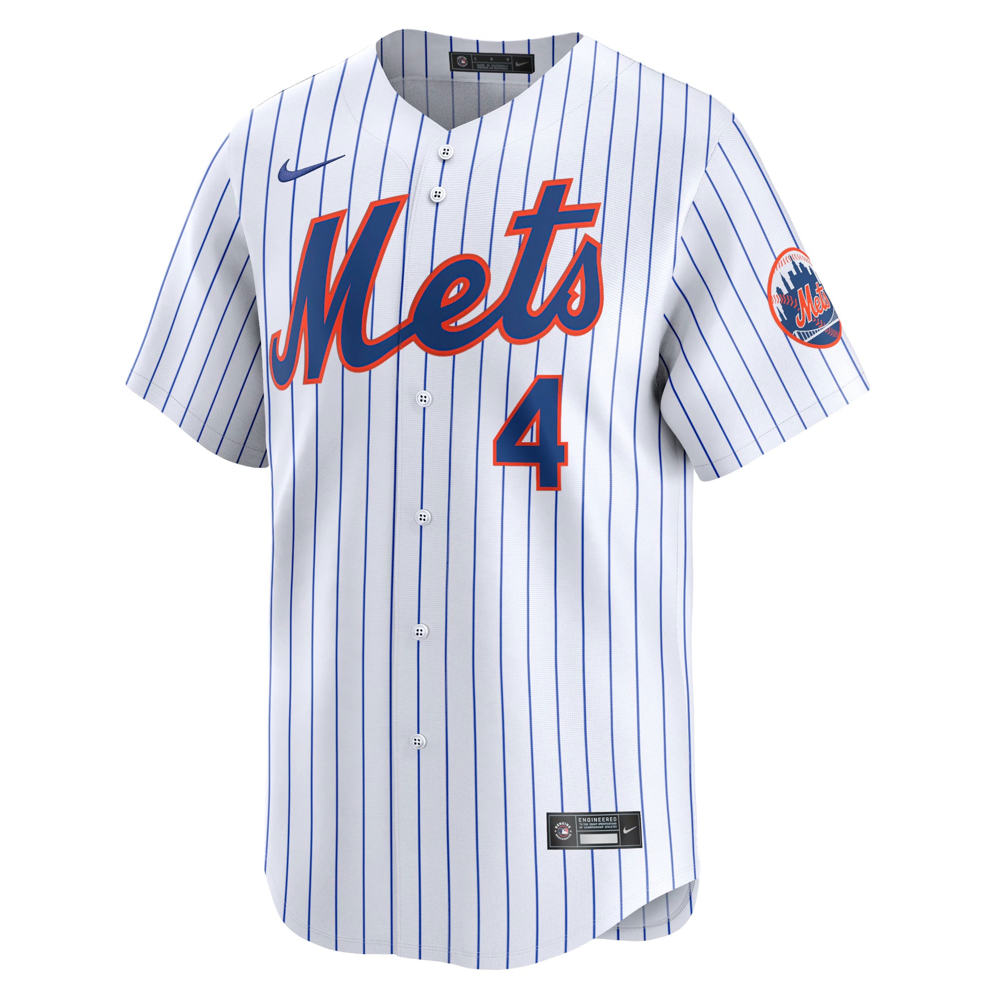 New York Mets Francisco Alvarez White Home Limited Player MLB Jersey Youth