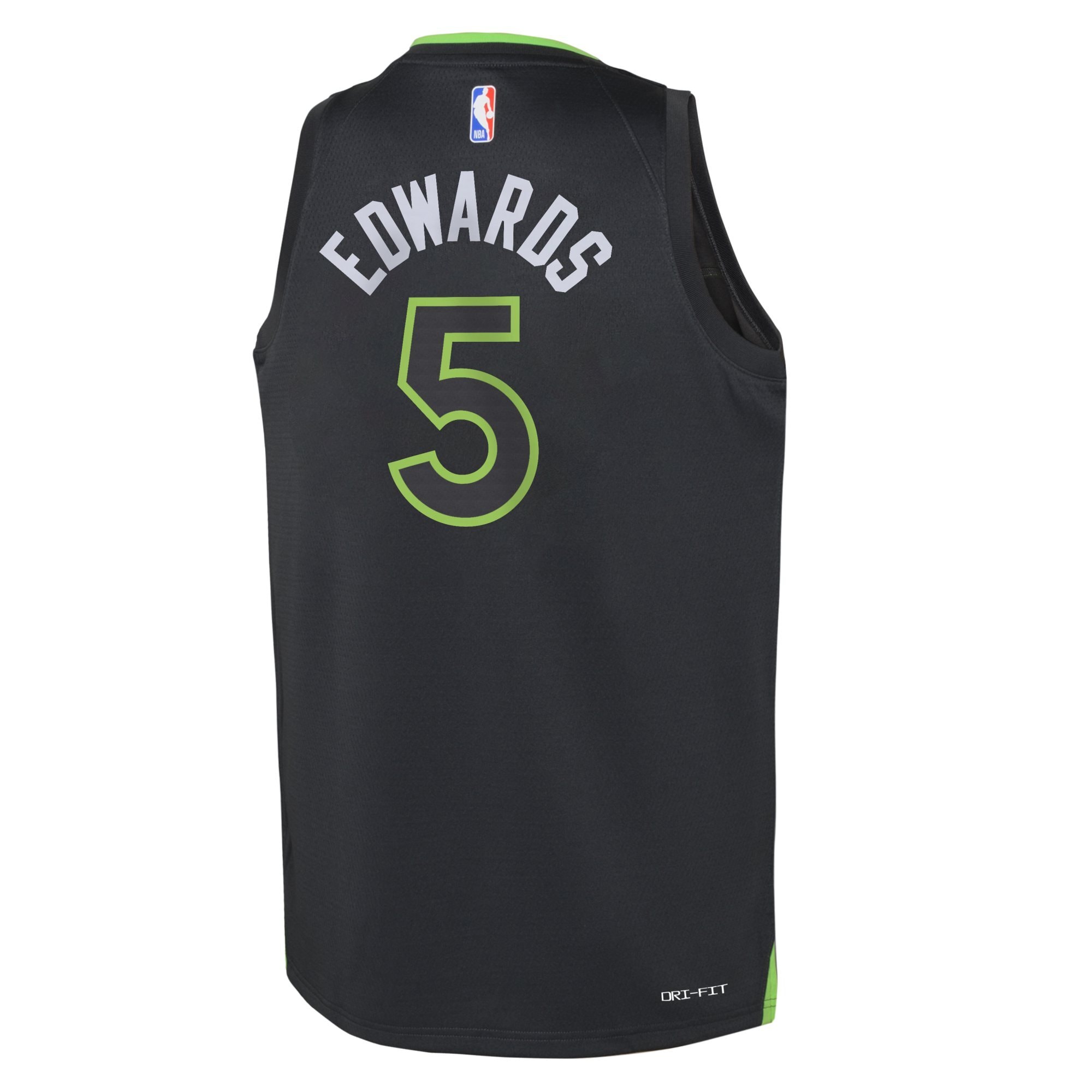 Jordan Brand Anthony Edwards Black Minnesota Timberwolves Swingman Statement Edition NBA Jersey Youth