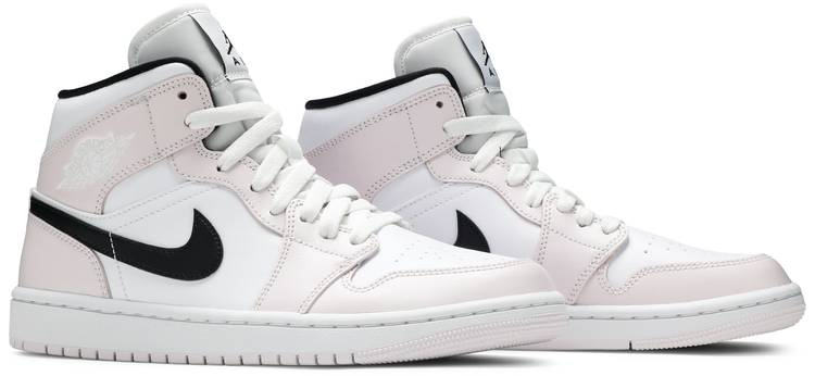 Wmns Air Jordan 1 Mid Barely Rose BQ6472-500