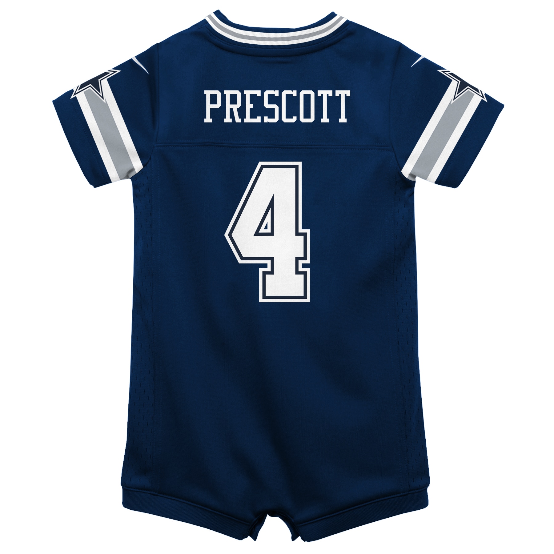 Infant Dallas Cowboys Dak Prescott Navy Game Romper NFL Jersey Men's