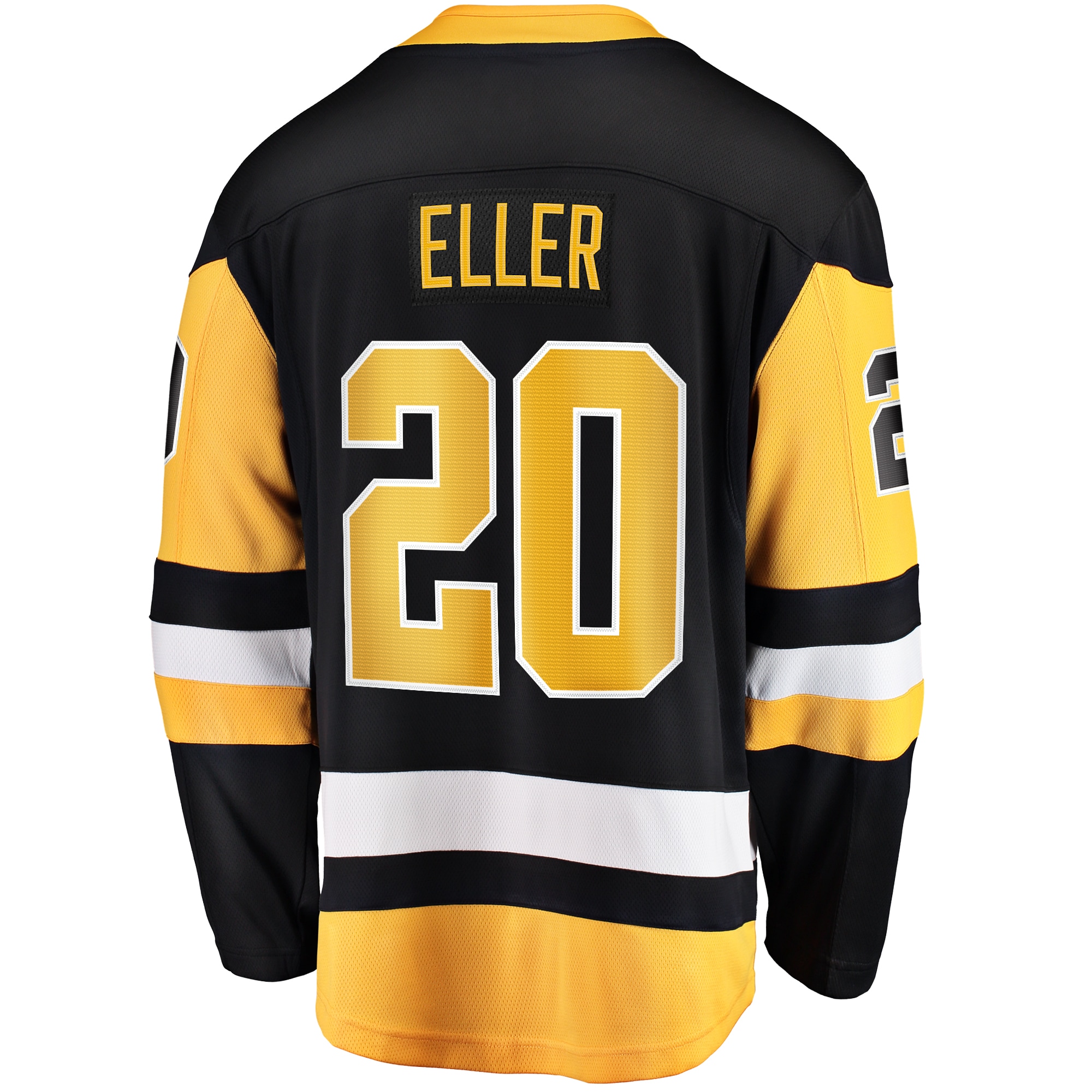 Pittsburgh Penguins Lars Eller Black Home Breakaway NHL Jersey Men's
