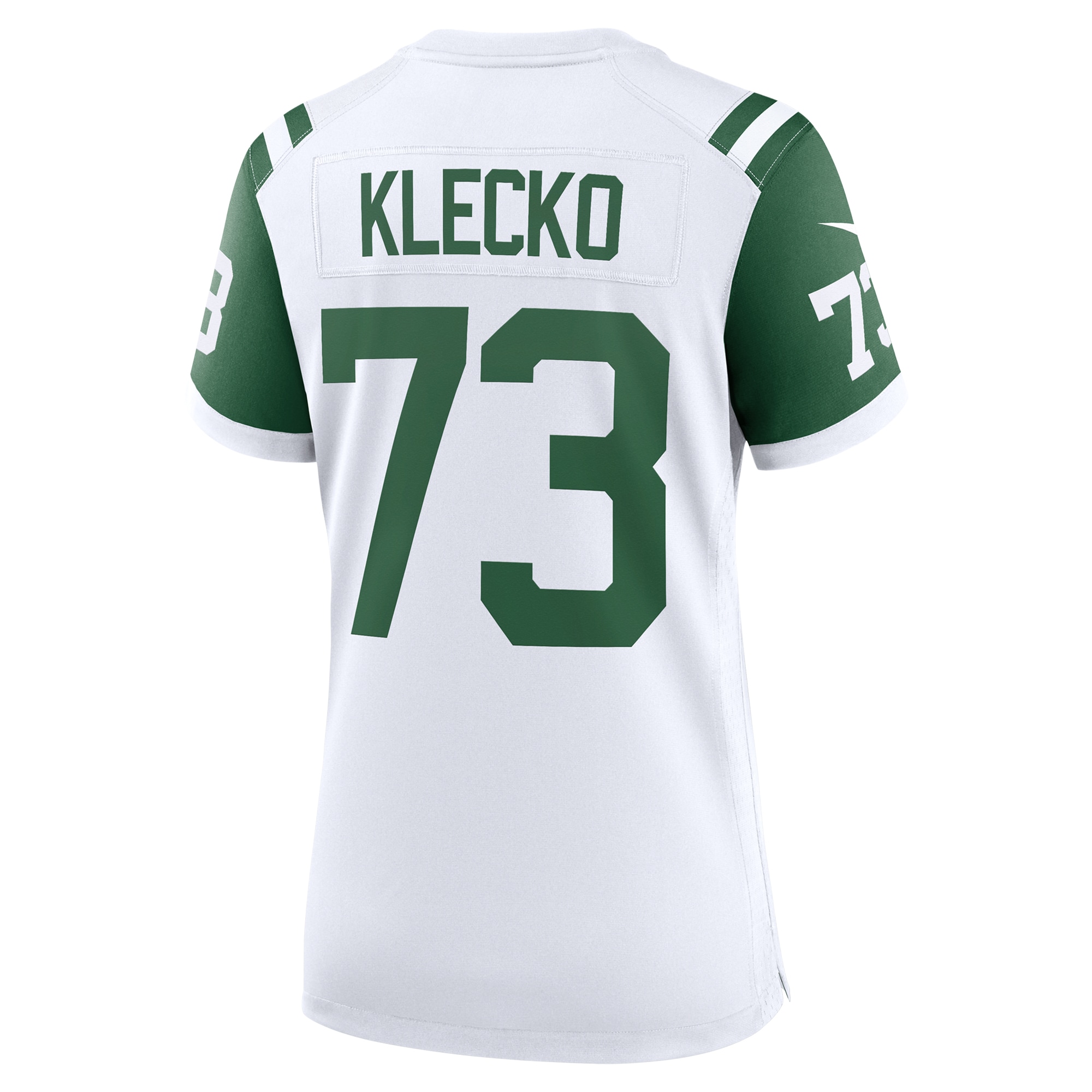 New York Jets Joe Klecko White Classic Alternate Retired Player Game NFL Jersey Women's