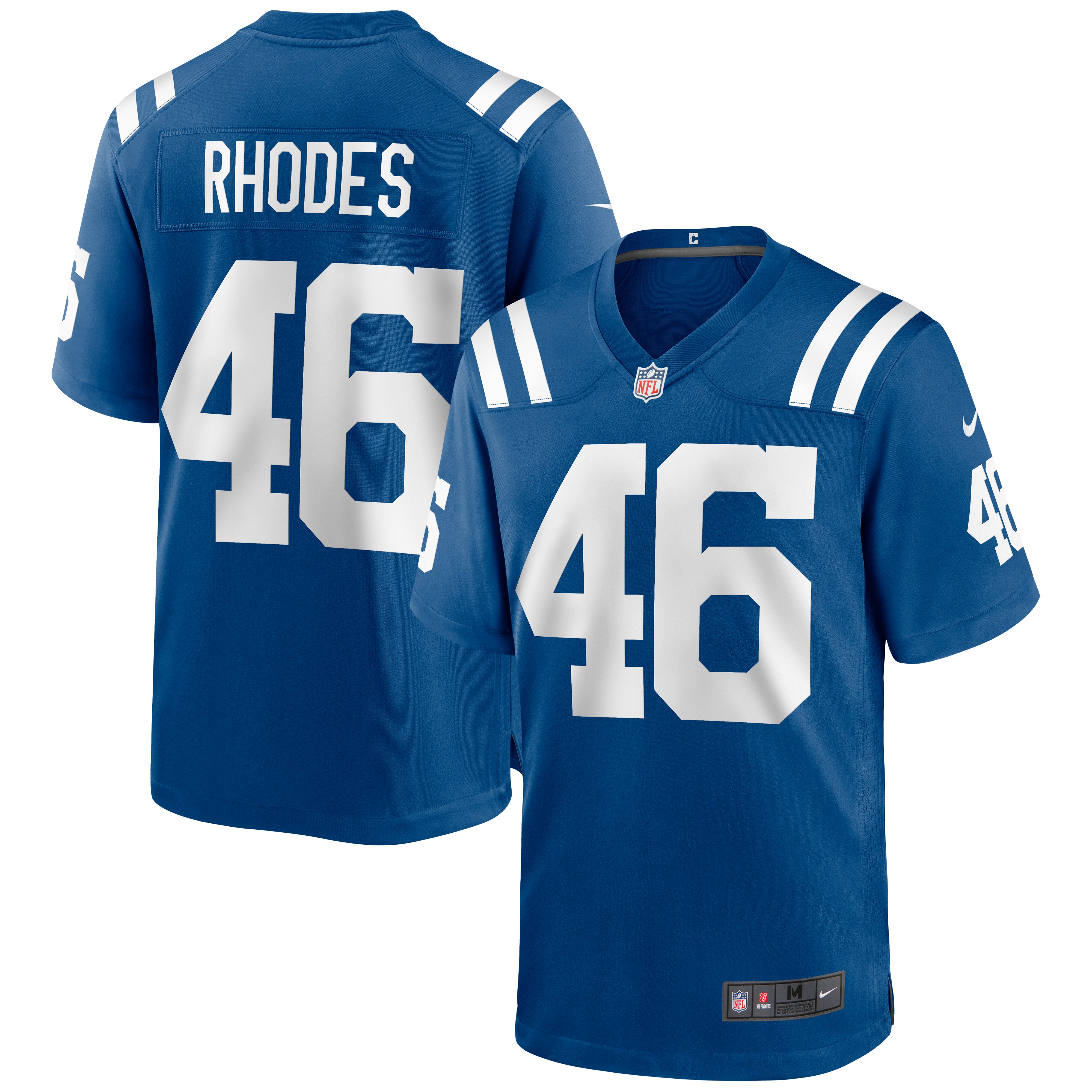 Indianapolis Colts Luke Rhodes Royal Game NFL Jersey Men's