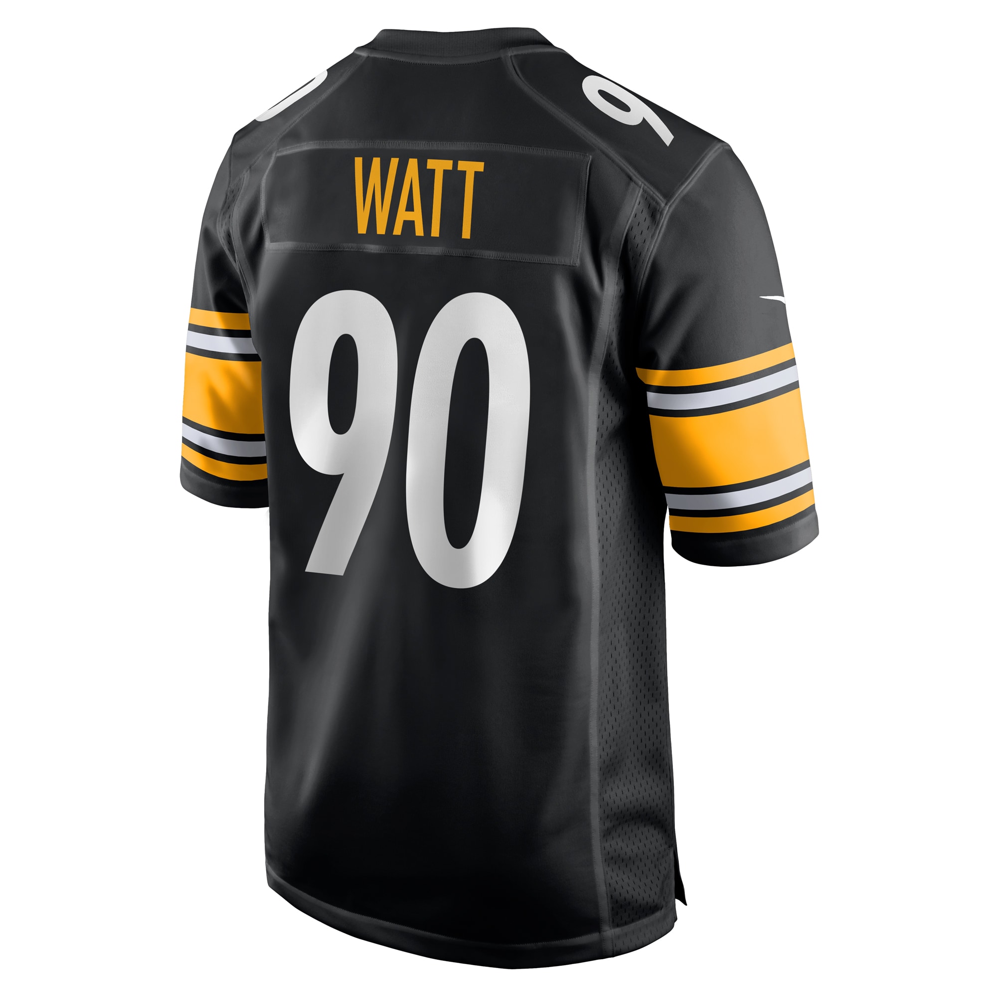 Pittsburgh Steelers T.J. Watt Black Game NFL Jersey Men's