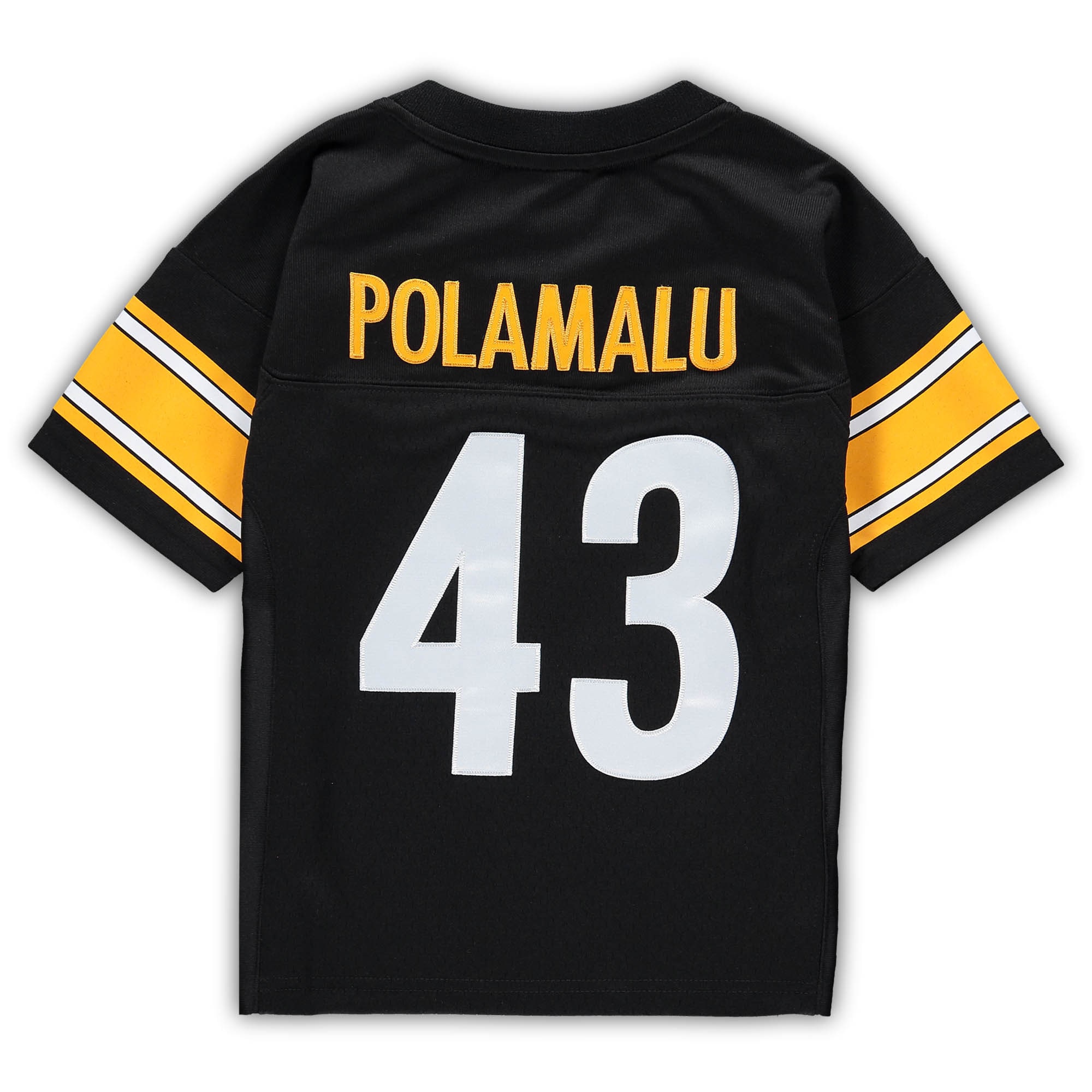 Infant Pittsburgh Steelers Troy Polamalu Mitchell Ness Black 2005 Retired Legacy NFL Jersey Men's