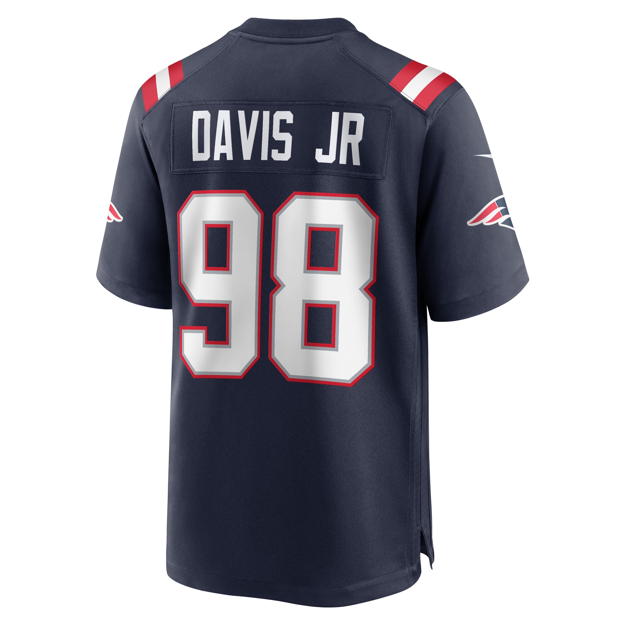 New England Patriots Carl Davis Jr. Navy Game Player NFL Jersey Men's