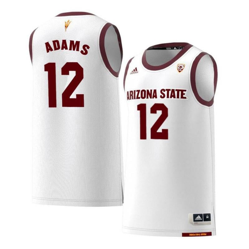 12 Andre Adam White Retro Arizona State Sun Devils NCAA Jersey Men's
