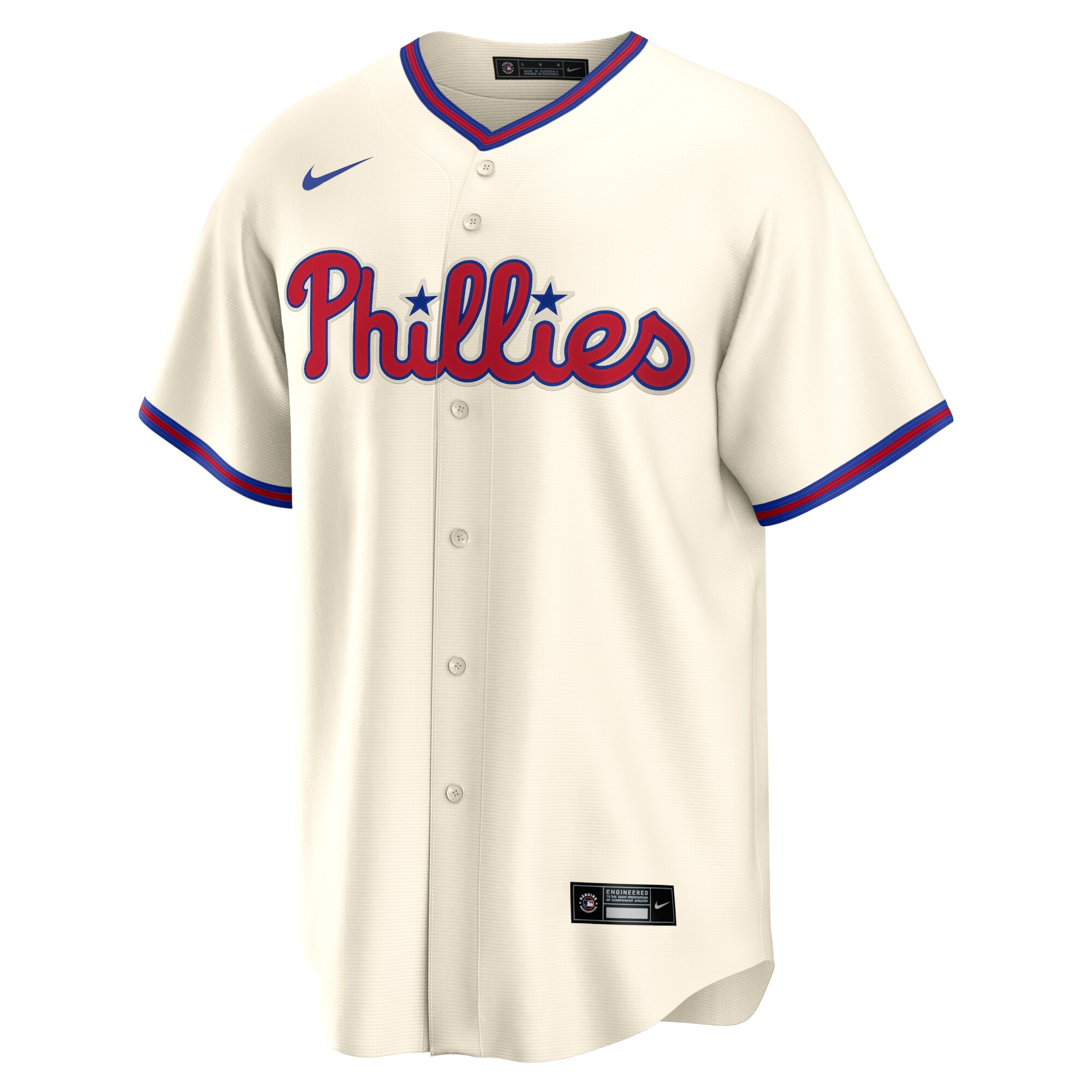 Philadelphia Phillies Cream Alternate Team MLB Jersey Men's