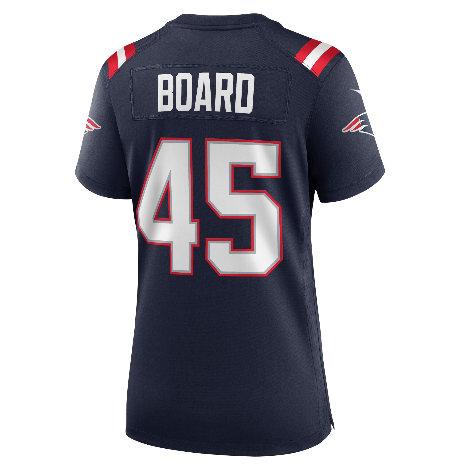 New England Patriots Chris Board Navy Game Player NFL Jersey Women's