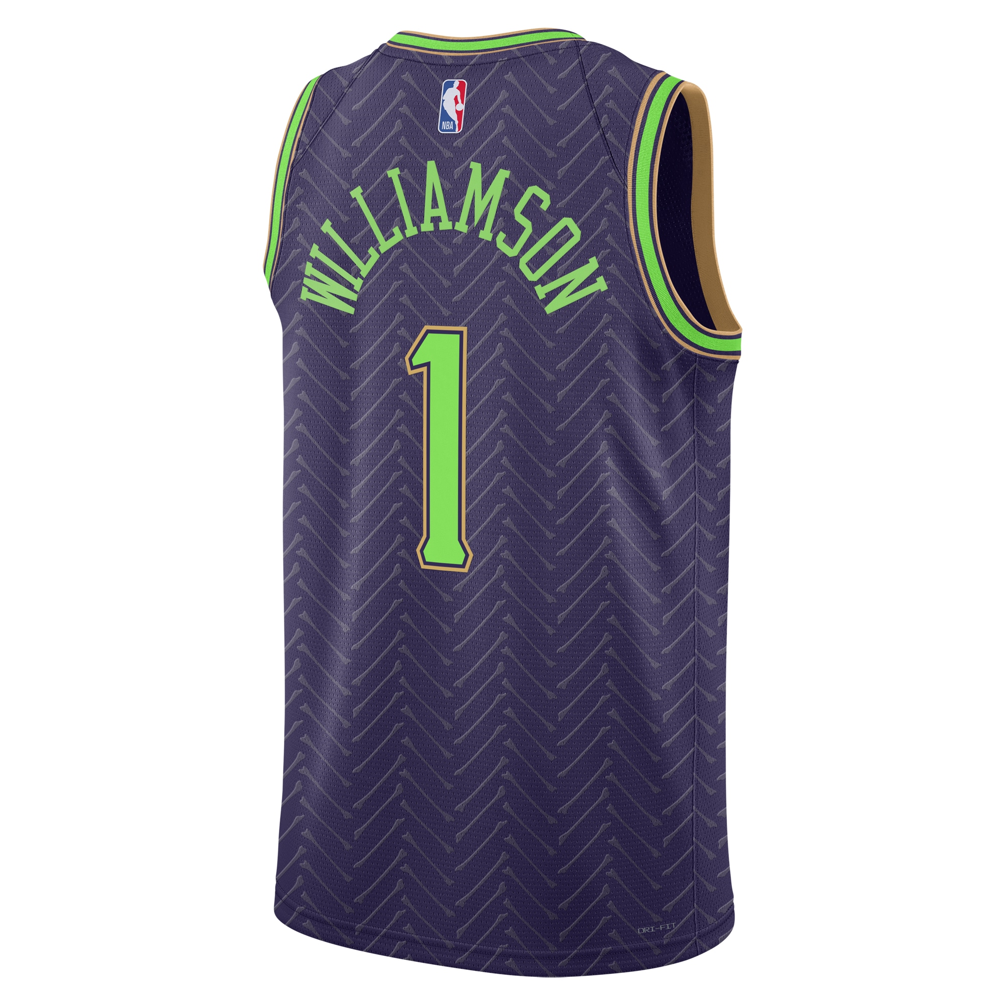 New Orleans Pelicans City Edition Swingman 2024 Purple Zion Williamso Unisex NBA Jersey Unisex