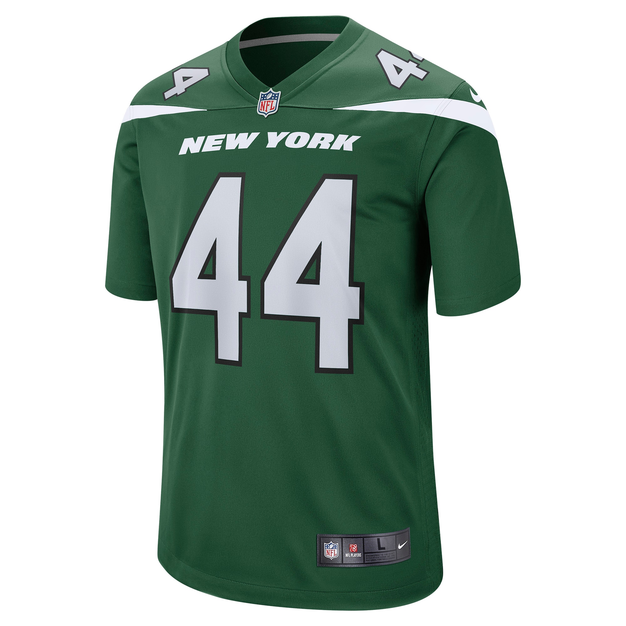 New York Jets Jamien Sherwood Gotham Green Game NFL Jersey Men's