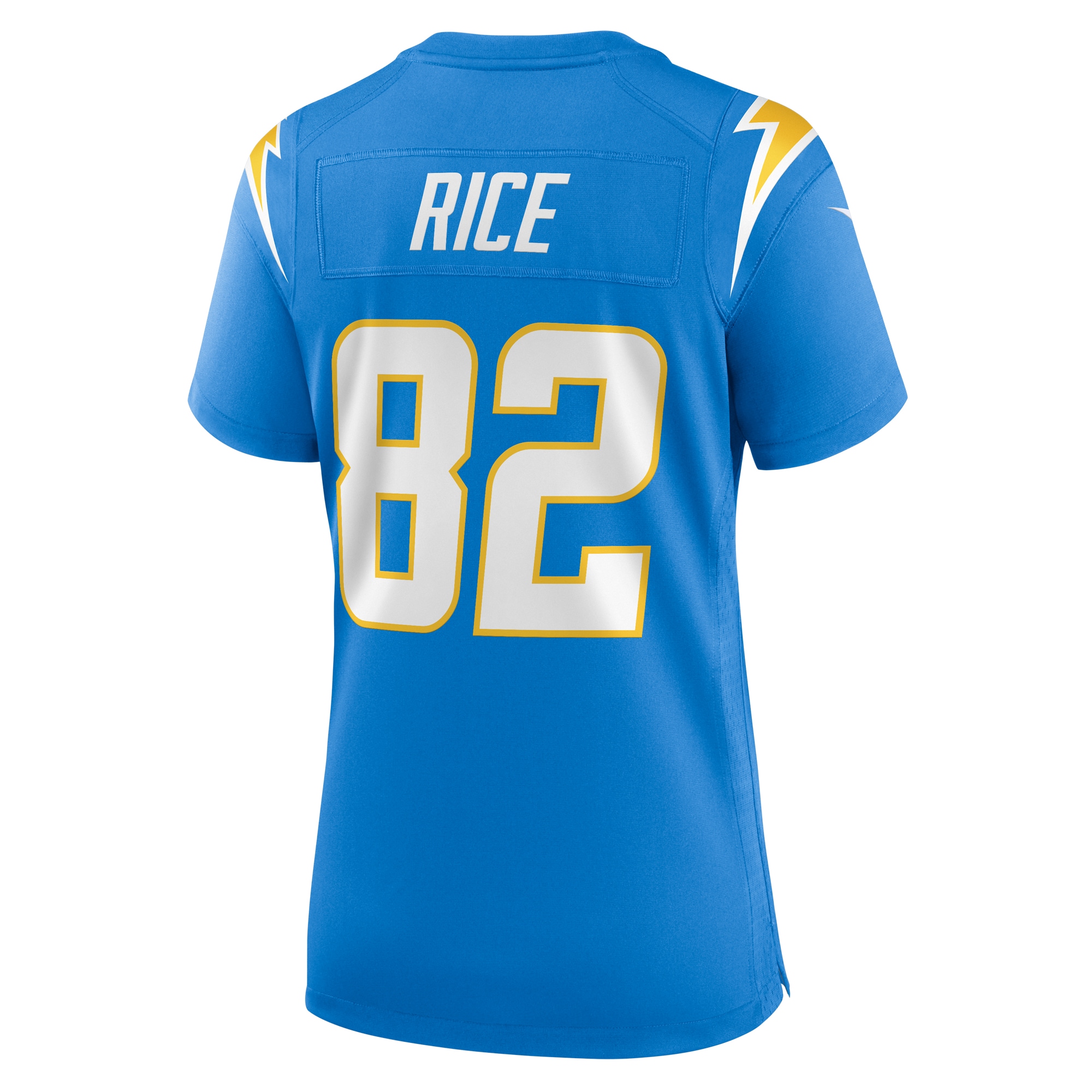 Los Angeles Chargers Brenden Rice Powder Blue Game NFL Jersey Women's