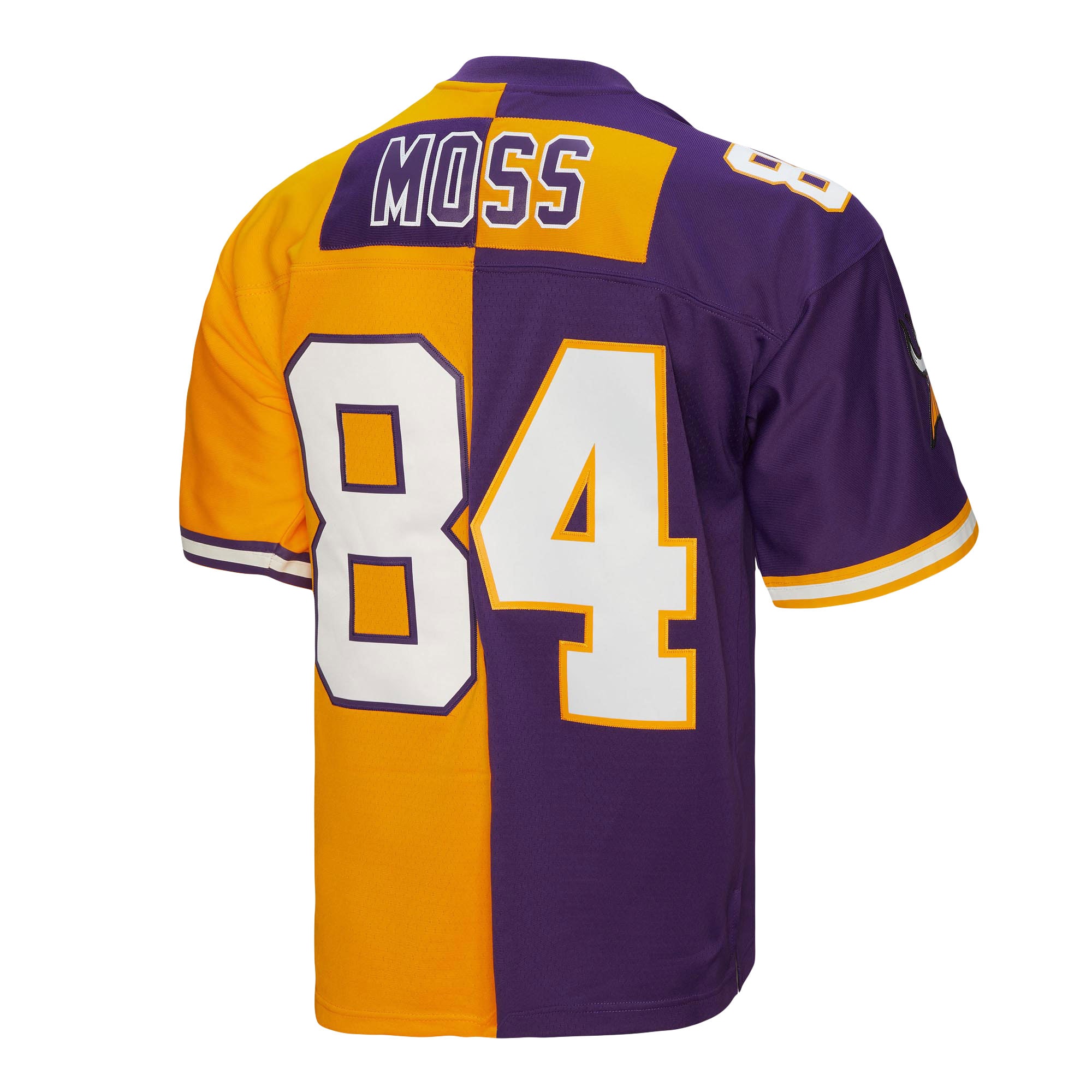 Minnesota Vikings Randy Moss Mitchell Ness Purple/Gold 1998 Split Legacy NFL Jersey Men's