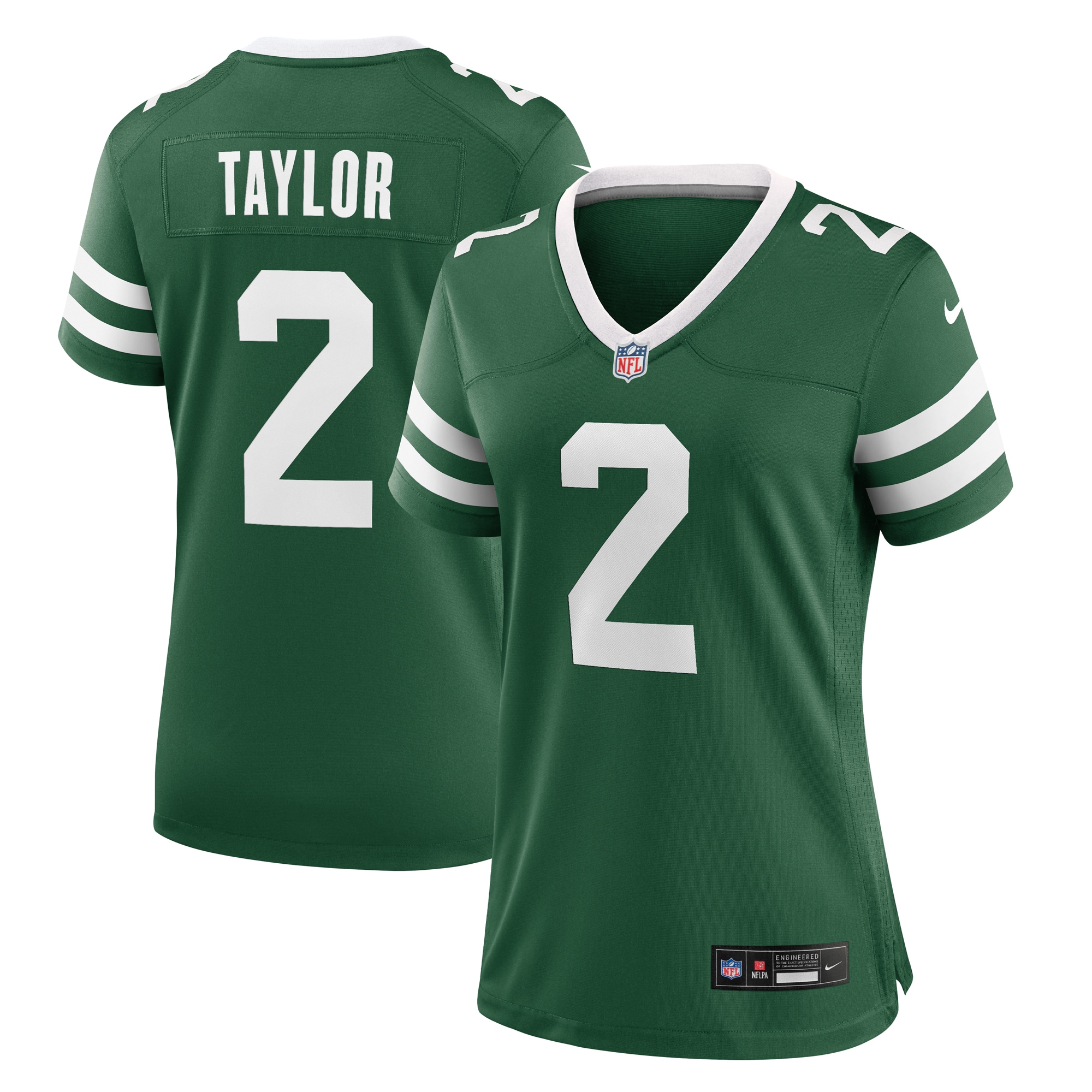 New York Jets Tyrod Taylor Legacy Green Team Game NFL Jersey Women's