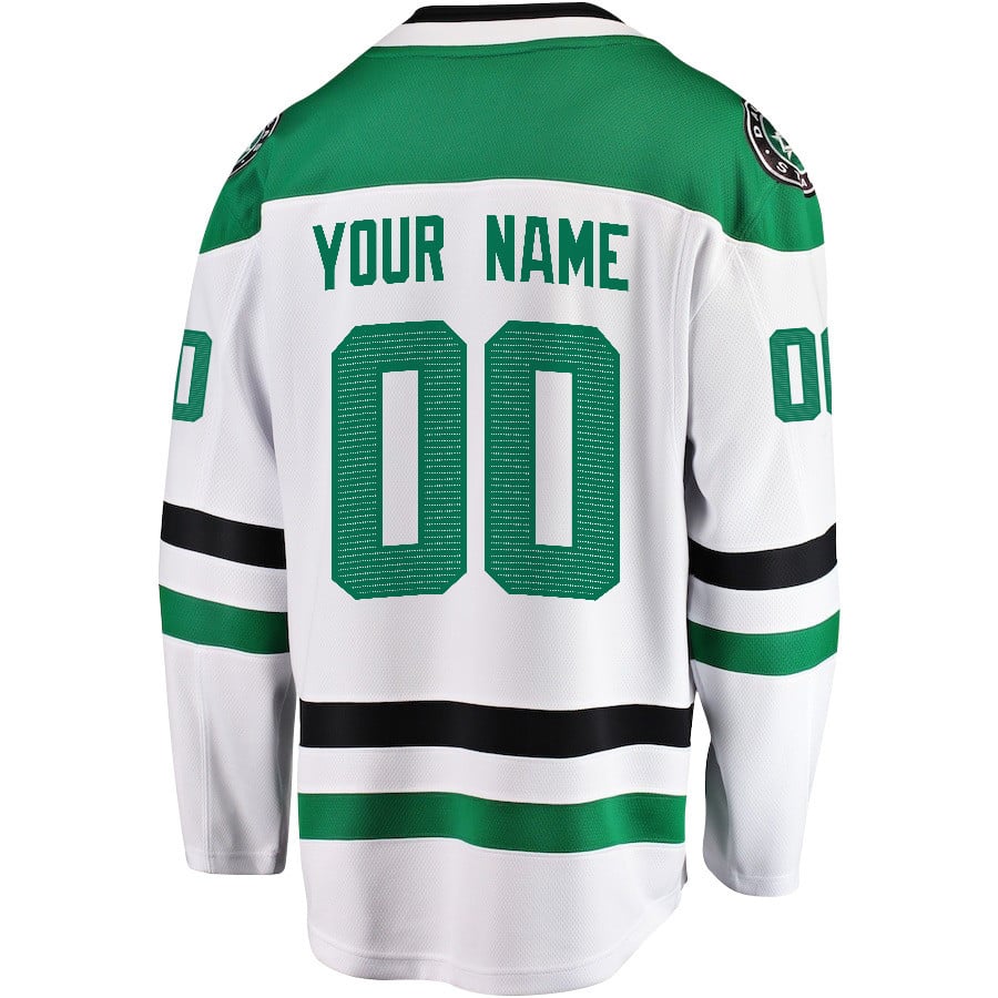 Dallas Stars 2024 Playoffs Patch Away Breakaway Custom Men NHL Jersey Men's