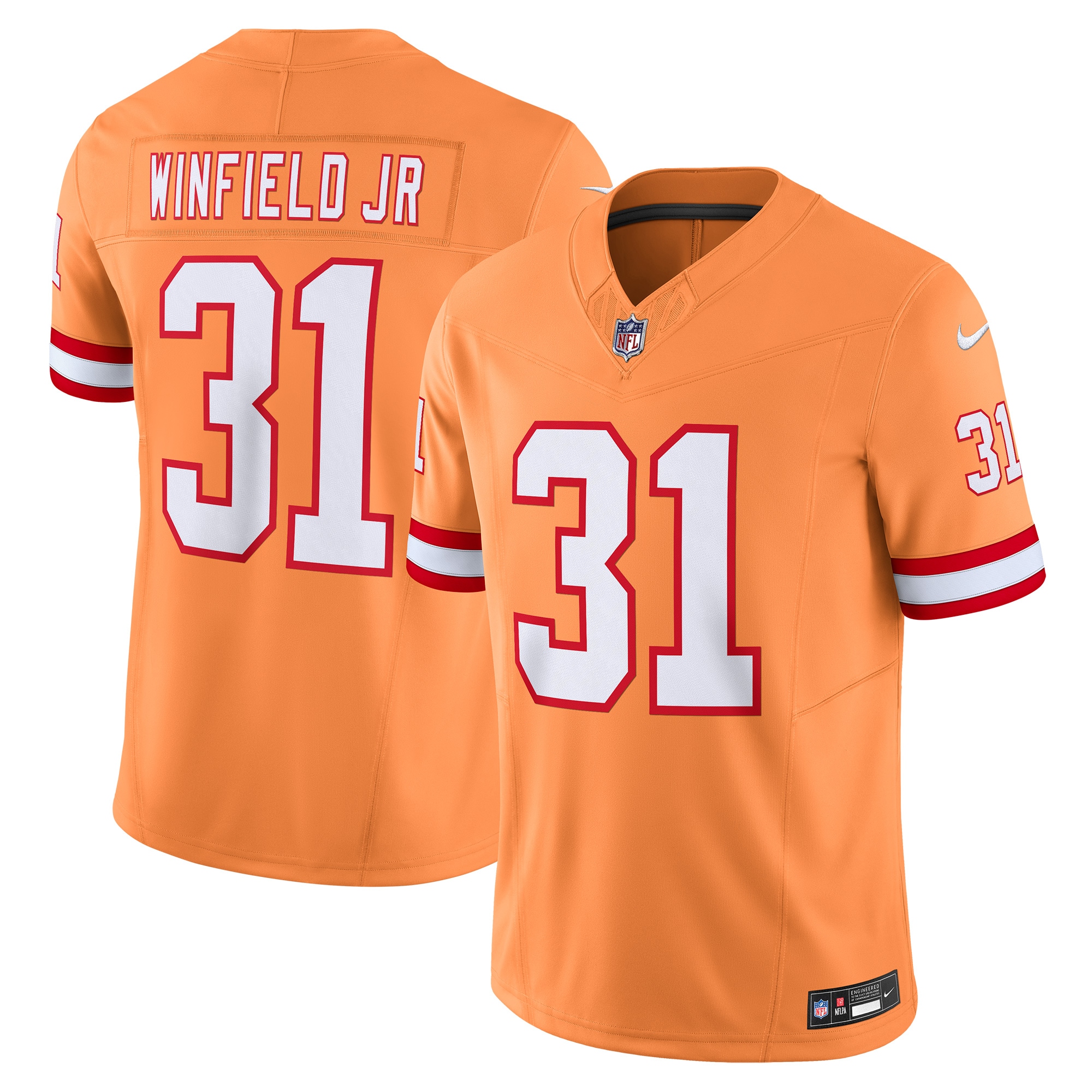 Tampa Bay Buccaneers Antoine Winfield Jr. Orange Vapor F.U.S.E. Limited NFL Jersey Men's