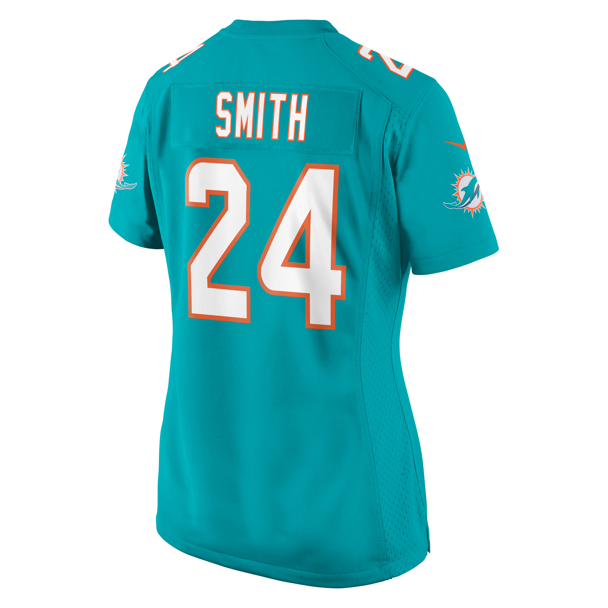 Miami Dolphins Cam Smith Aqua Game NFL Jersey Women's