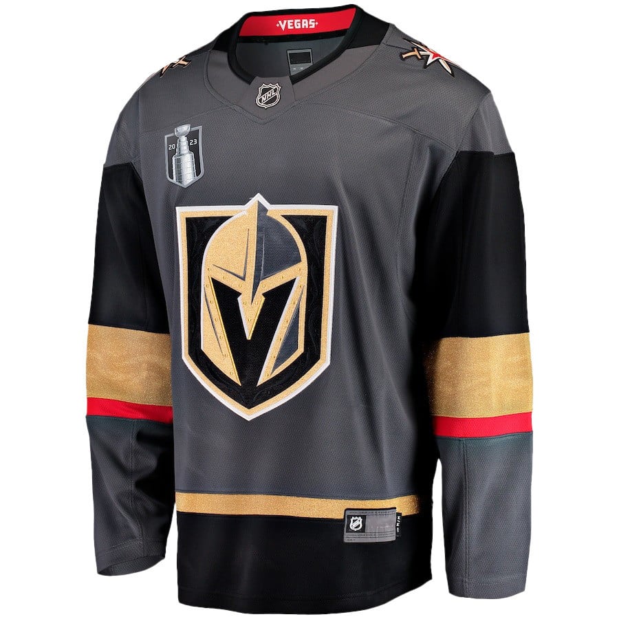 Vegas Golden Knights Players Signatures 2023 Stanley Cup Black NHL Jersey Men's